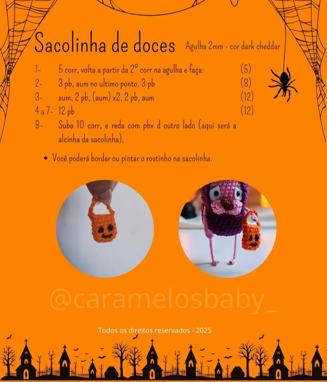 Coragem em Crochê: Especial de Halloween para Fazer em Casa