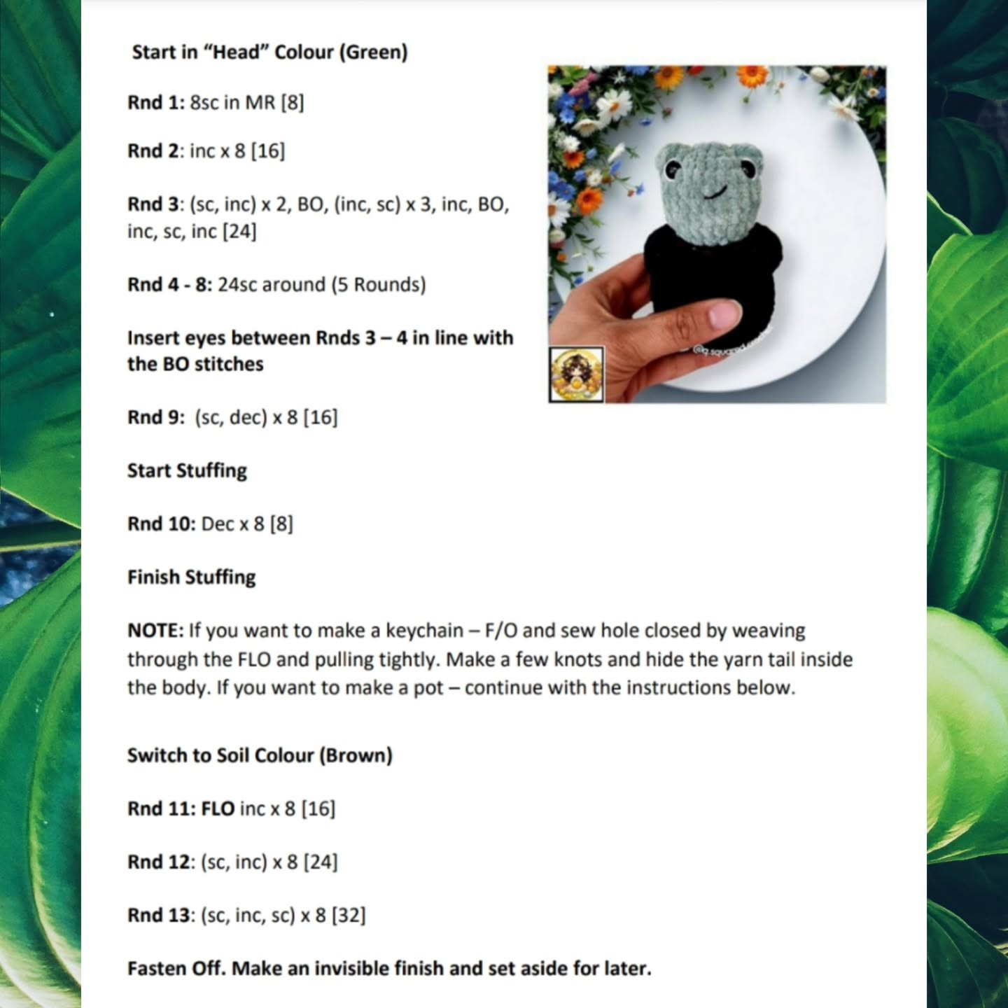 Create Your Own Frog Cactus with This Crochet Pattern