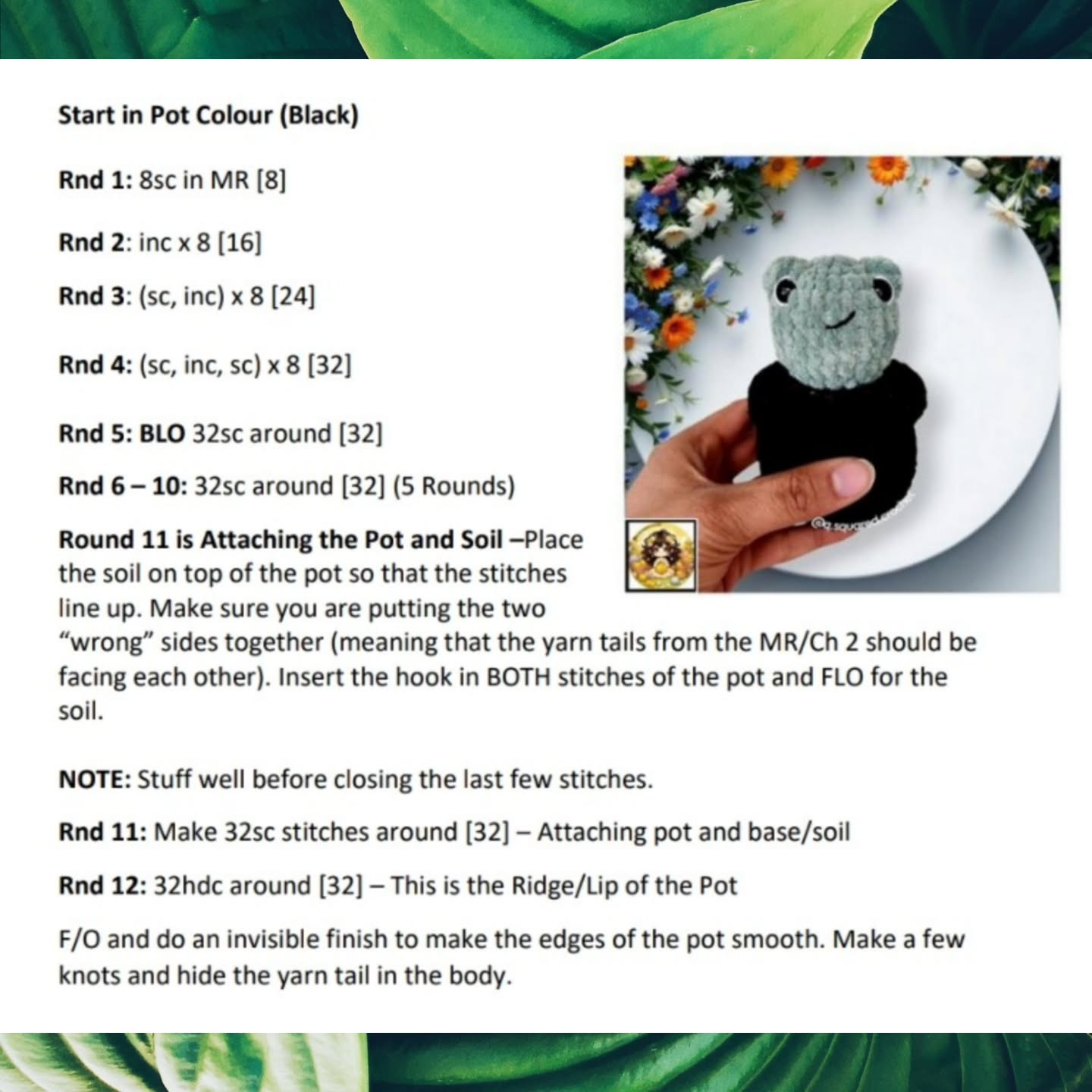 Create Your Own Frog Cactus with This Crochet Pattern