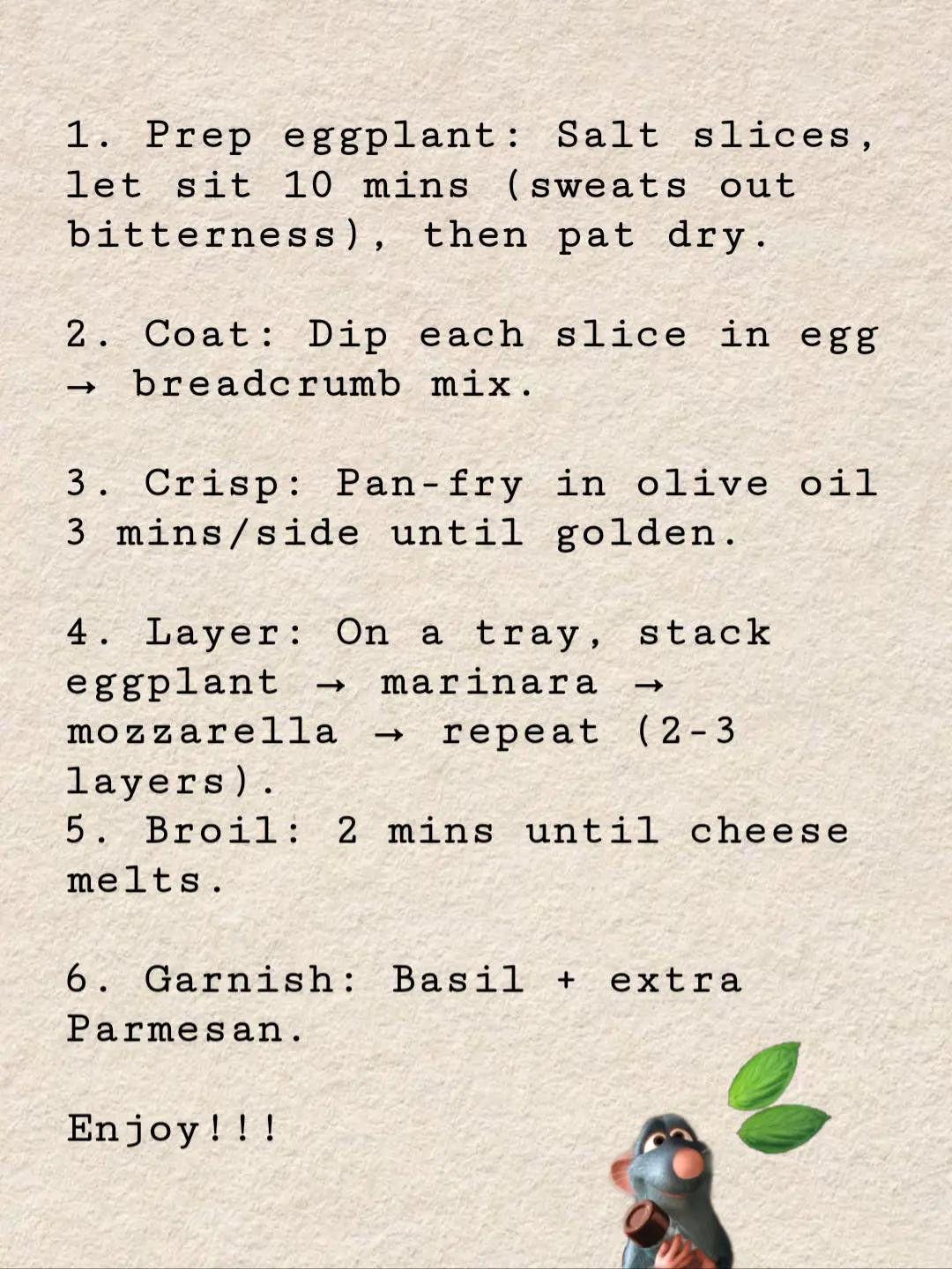 Crispy Eggplant Parmesan Stacks Recipe 😋🇮🇹