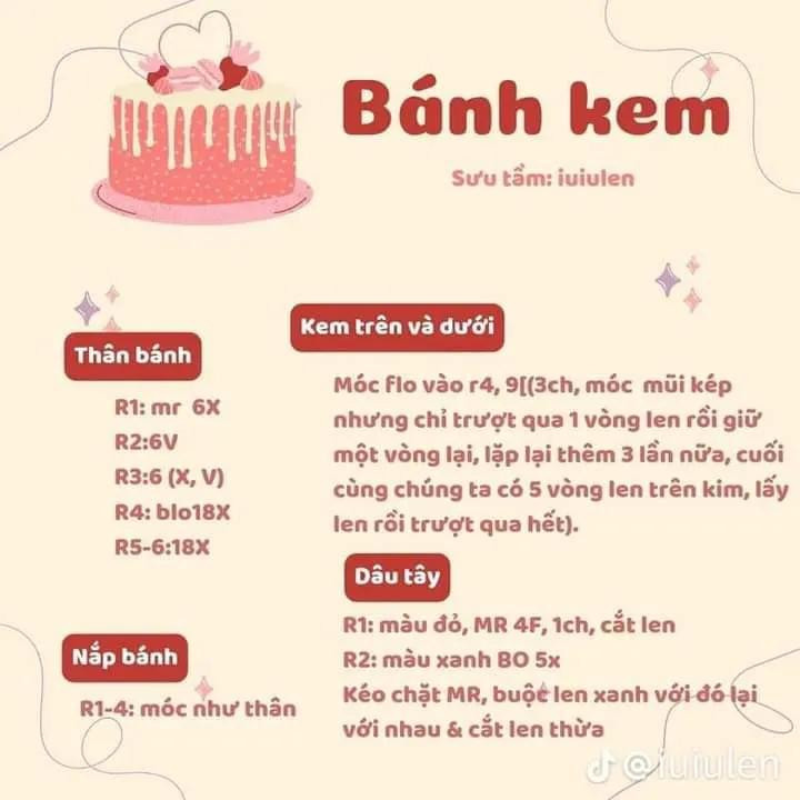 Crochet Cherry Blossom Keycap Decoration on Keyboard