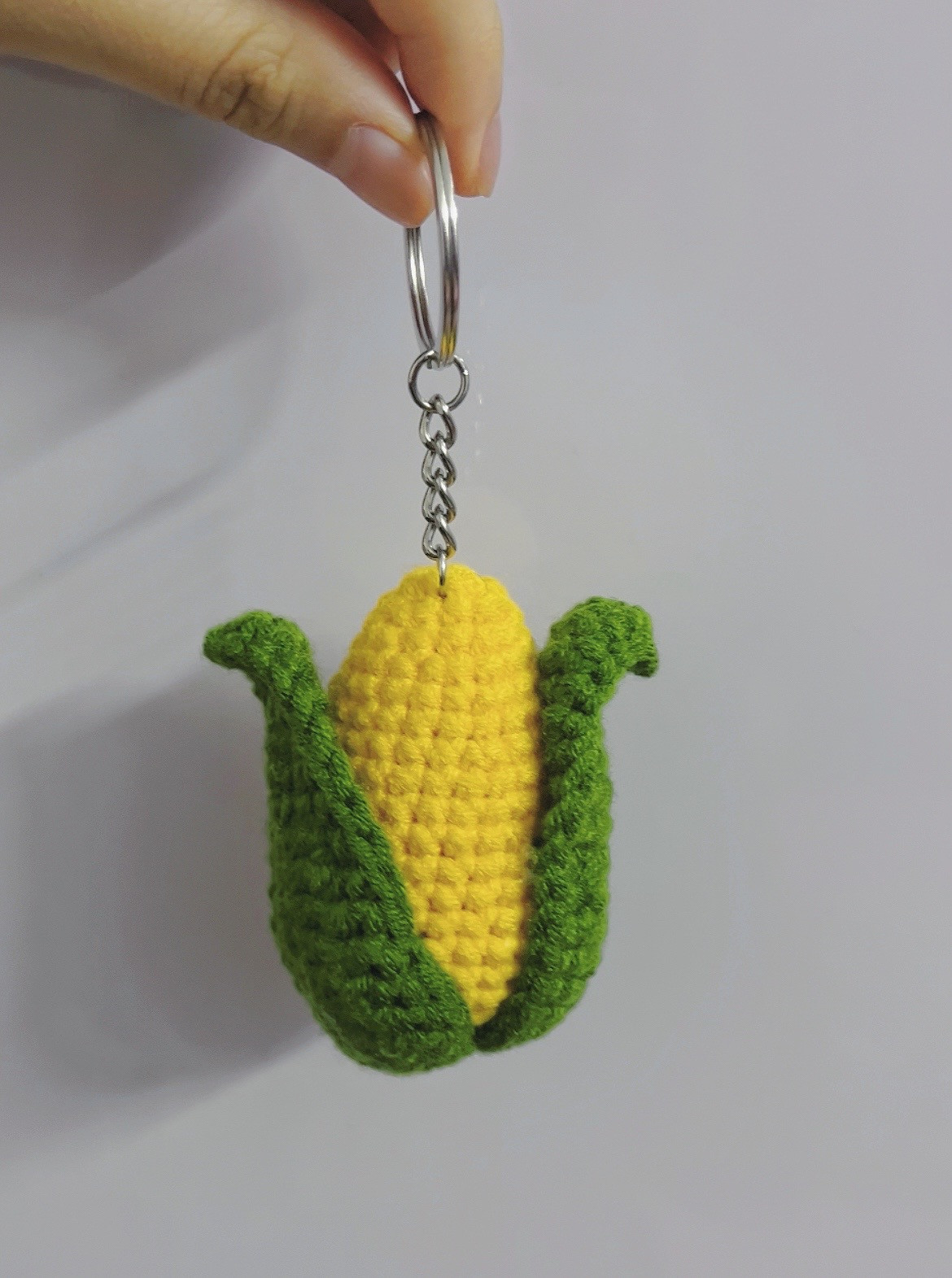 Crochet Corn Keychain Pattern for Beginners