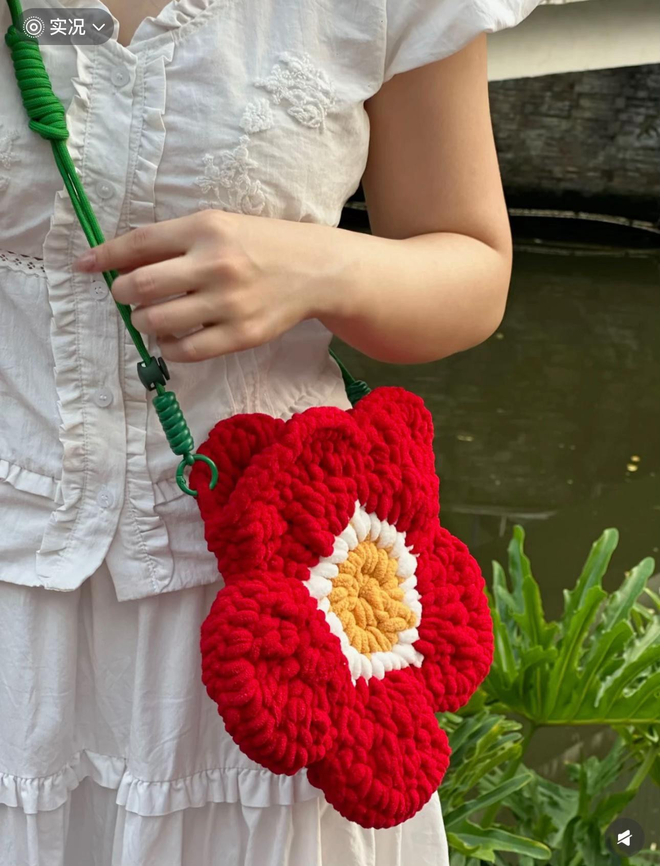 Crochet Flower Bag Pattern for Stylish Handmade Accessory