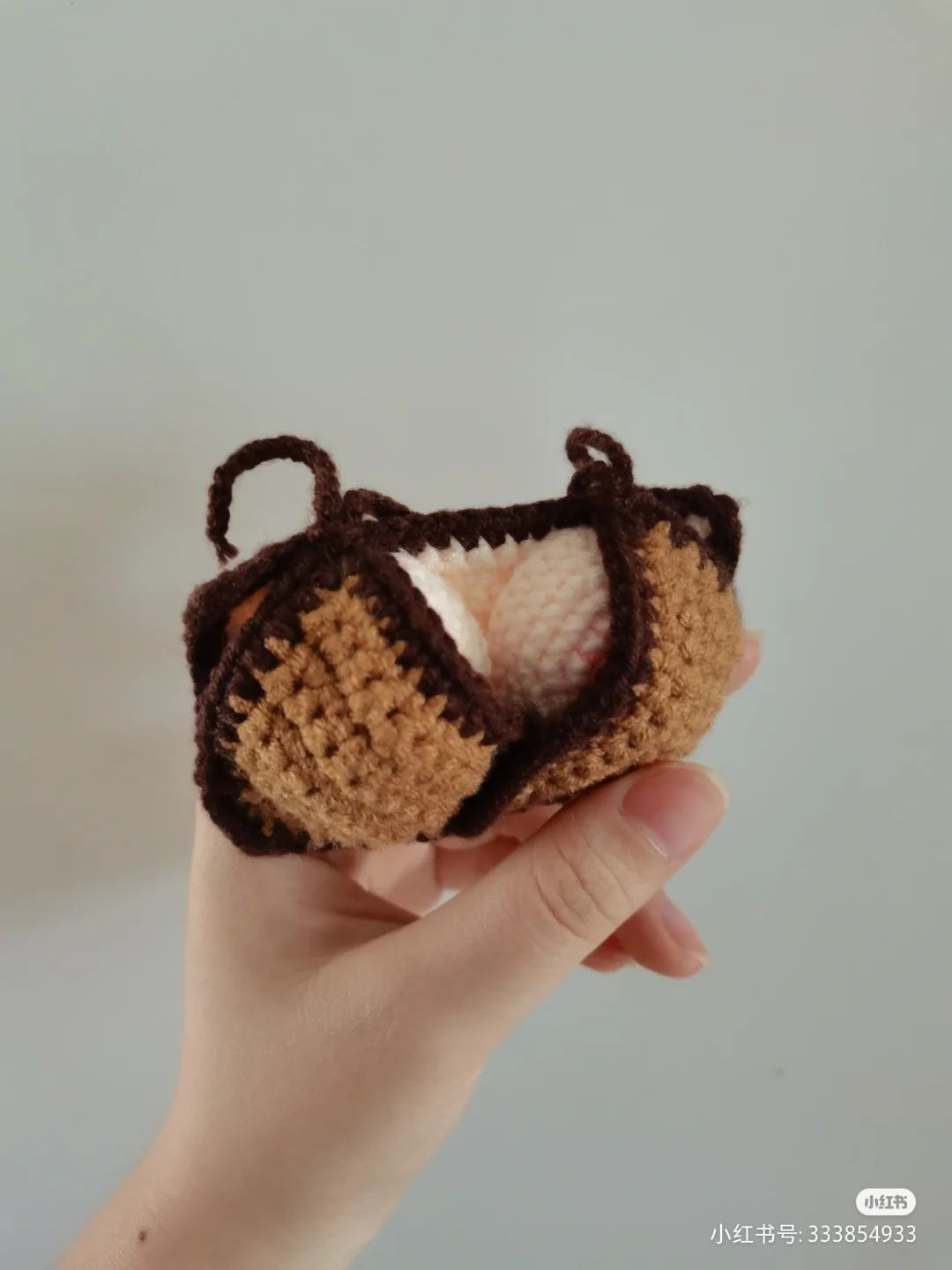 Crochet Fortune Cookie Pattern for Beginners