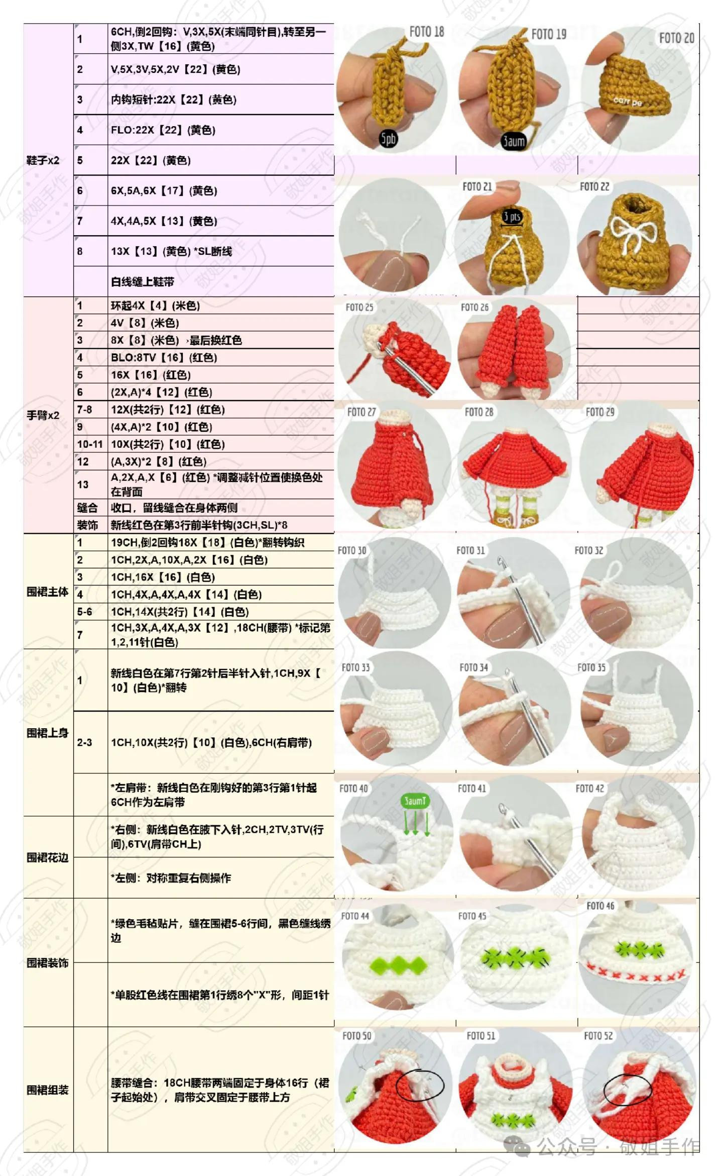 Crochet Pattern for Adorable Amigurumi Dolls with Floral Details