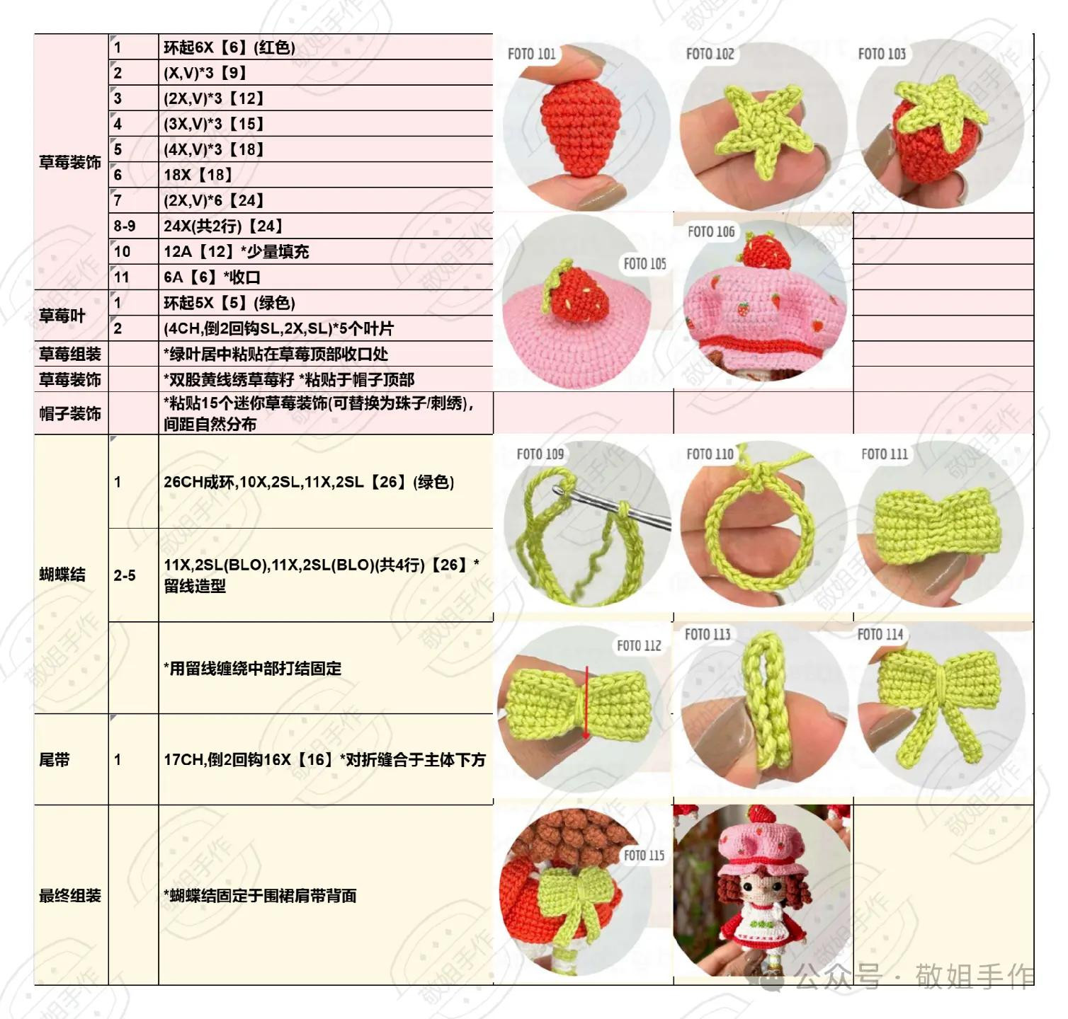 Crochet Pattern for Adorable Amigurumi Dolls with Floral Details