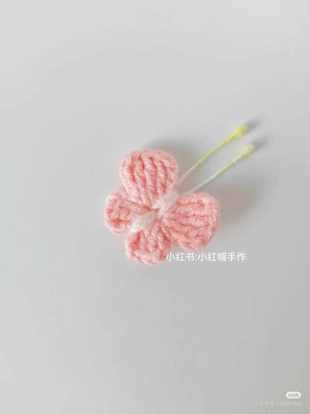 Crochet Pattern for Colorful Butterfly Appliques Using Cotton Yarn