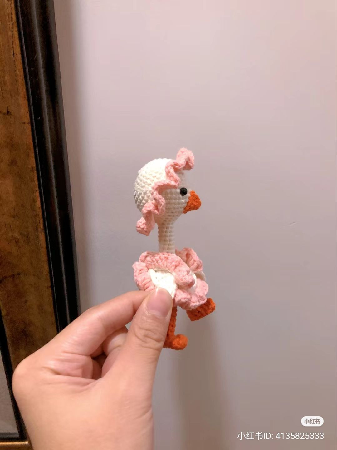 Crochet Pattern for Cute Little Goose with Hat