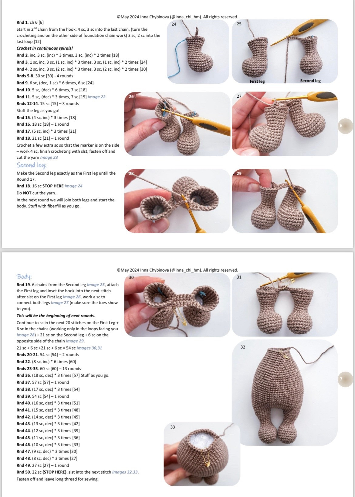 Crochet Pattern for Cute Little Puppy in Overalls