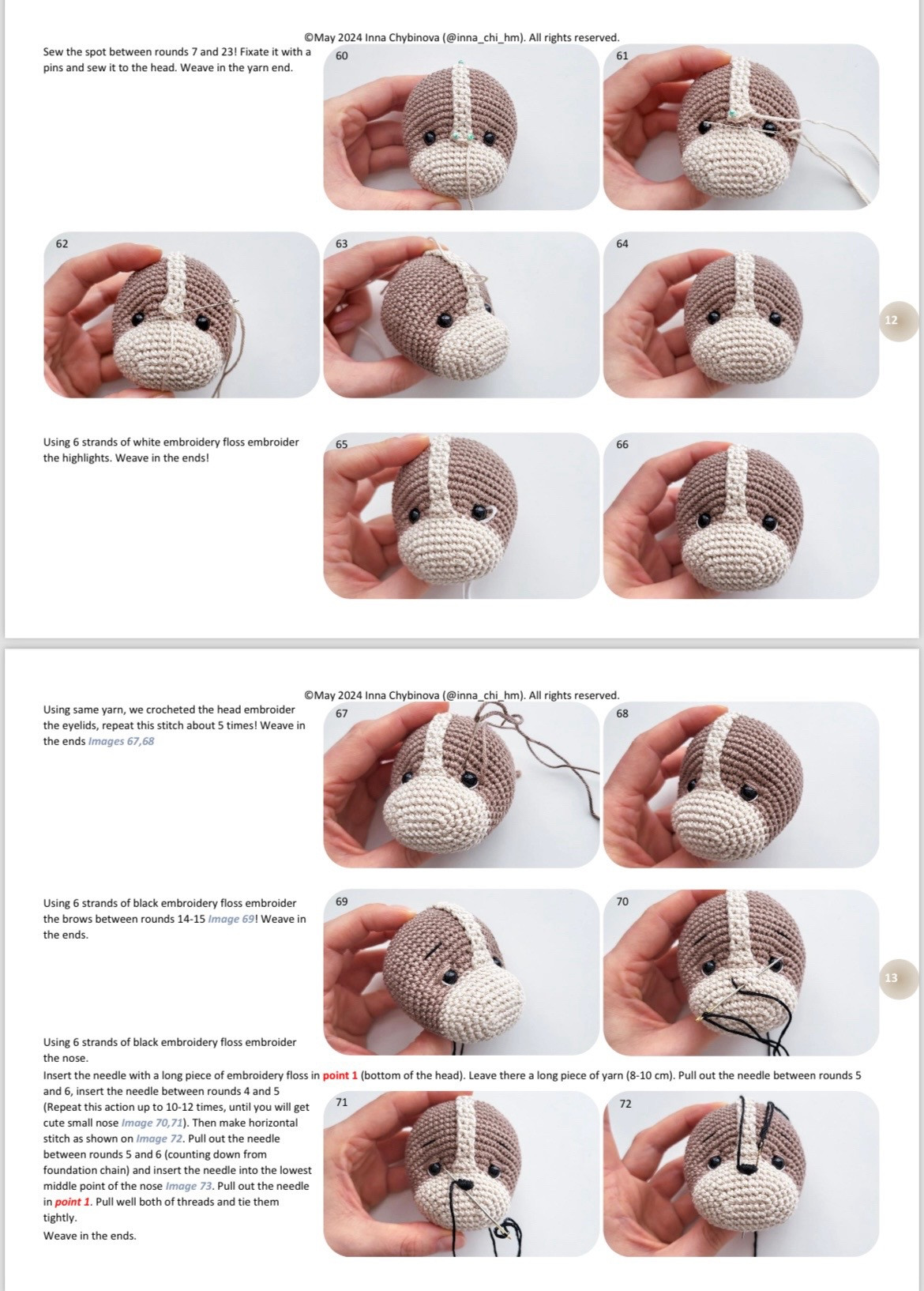 Crochet Pattern for Cute Little Puppy in Overalls