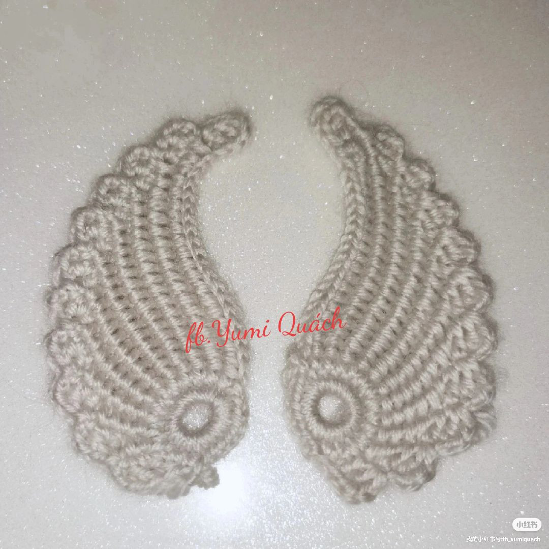Crochet Pattern for Delicate Angel Wings Decoration