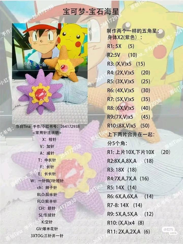 Crochet Patterns for Cute and Colorful Amigurumi Characters