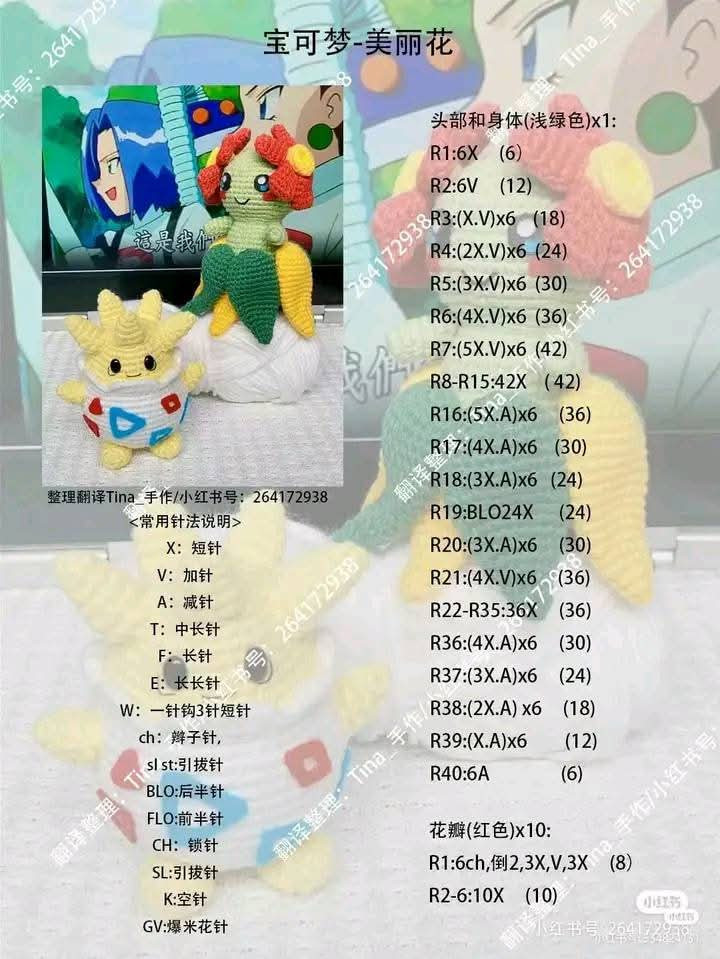 Crochet Patterns for Cute and Colorful Amigurumi Characters