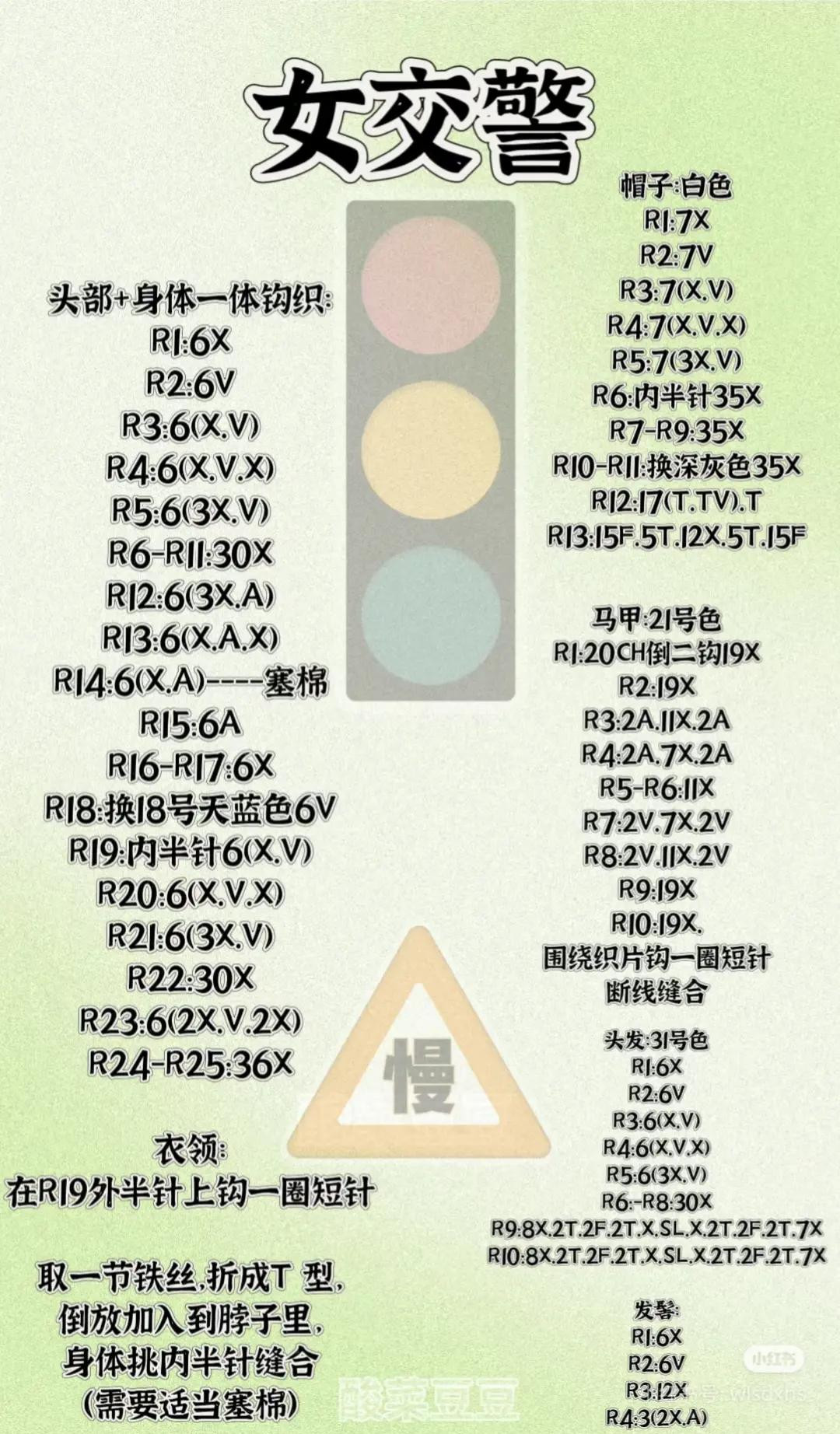 Crochet Police Officers: Cute Miniature Uniformed Characters