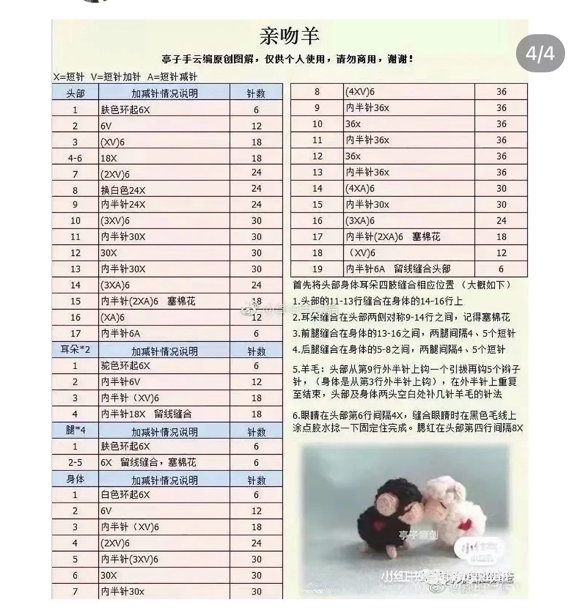 Crochet Sheep Keychains: Cute and Fuzzy DIY Pattern