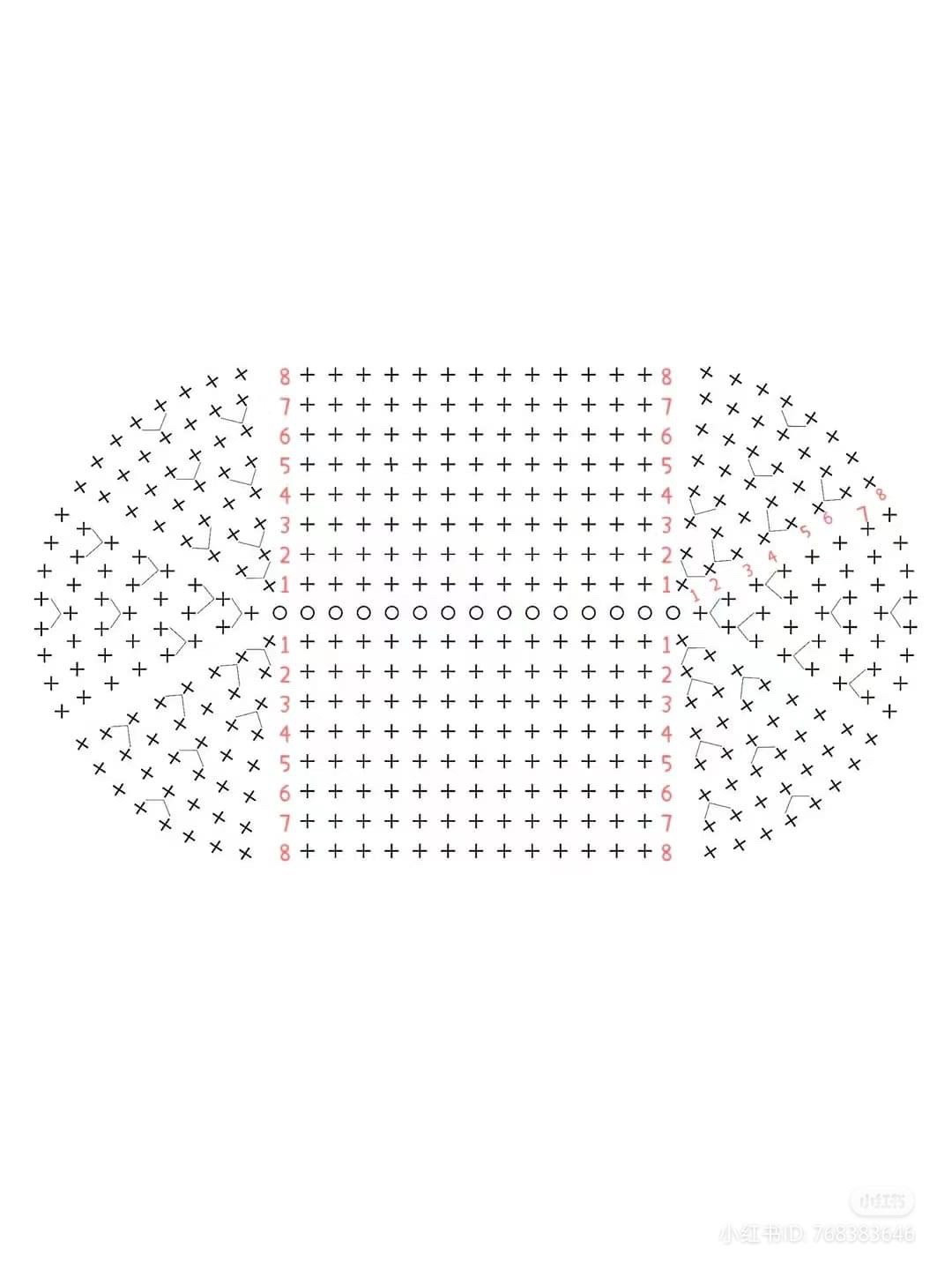 Crochet Tote Bag with Blue and White Stripes for Spring