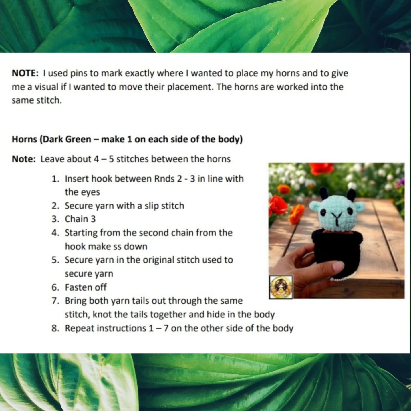 Cute Cactus Crochet Pattern: Gabriel the Goat Tutorial