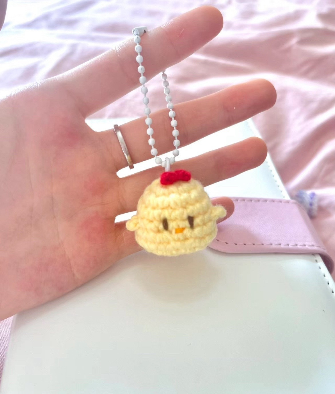 Cute Chick Crochet Keychain Pattern for Beginners