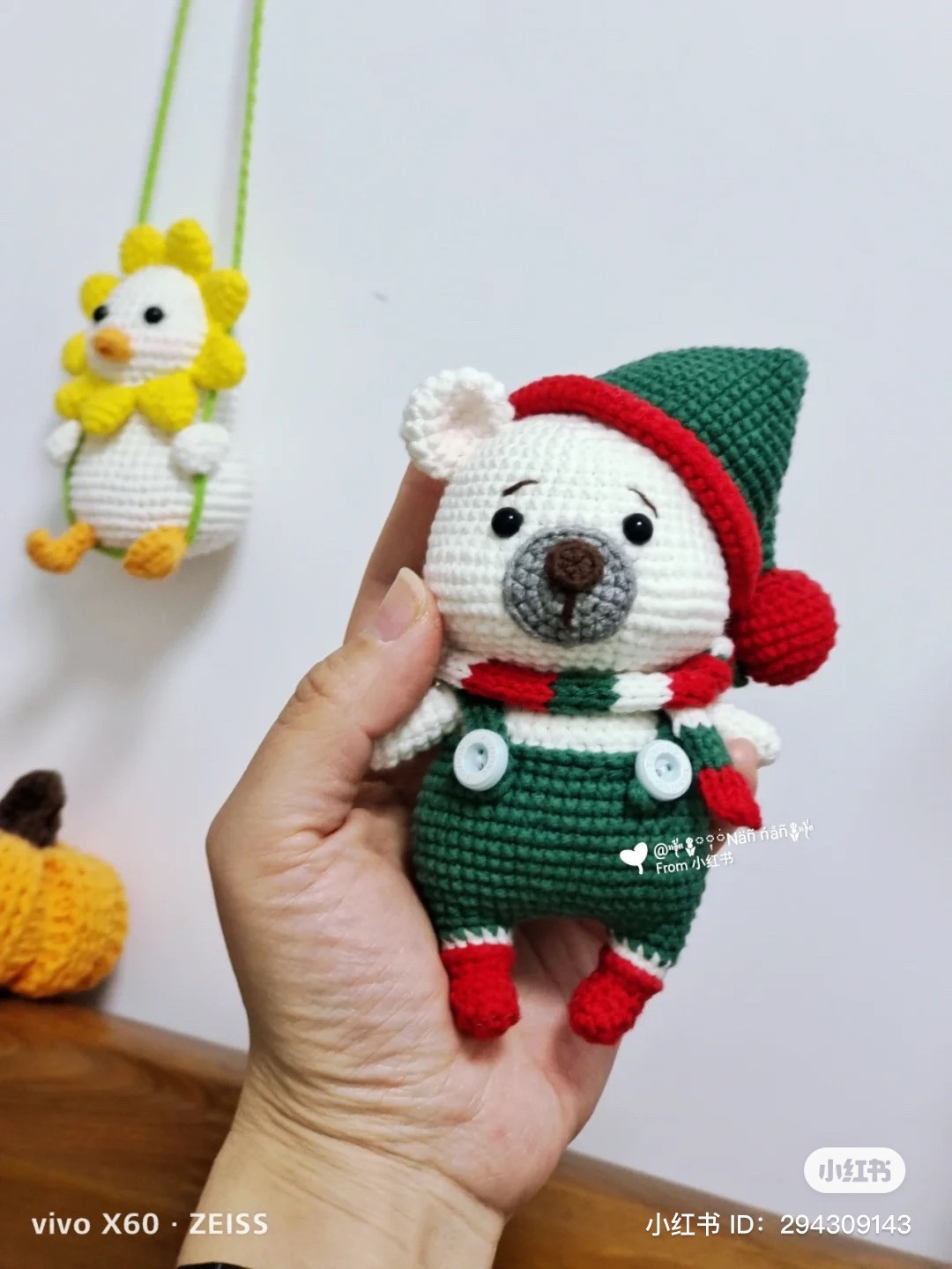 Cute Crochet Christmas Bear with Santa Outfit Pattern