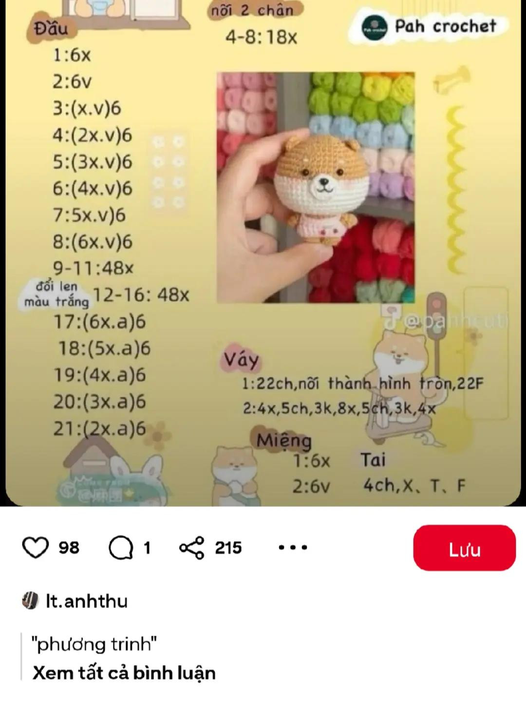 Cute Crochet Lion Keychain Pattern for Beginners