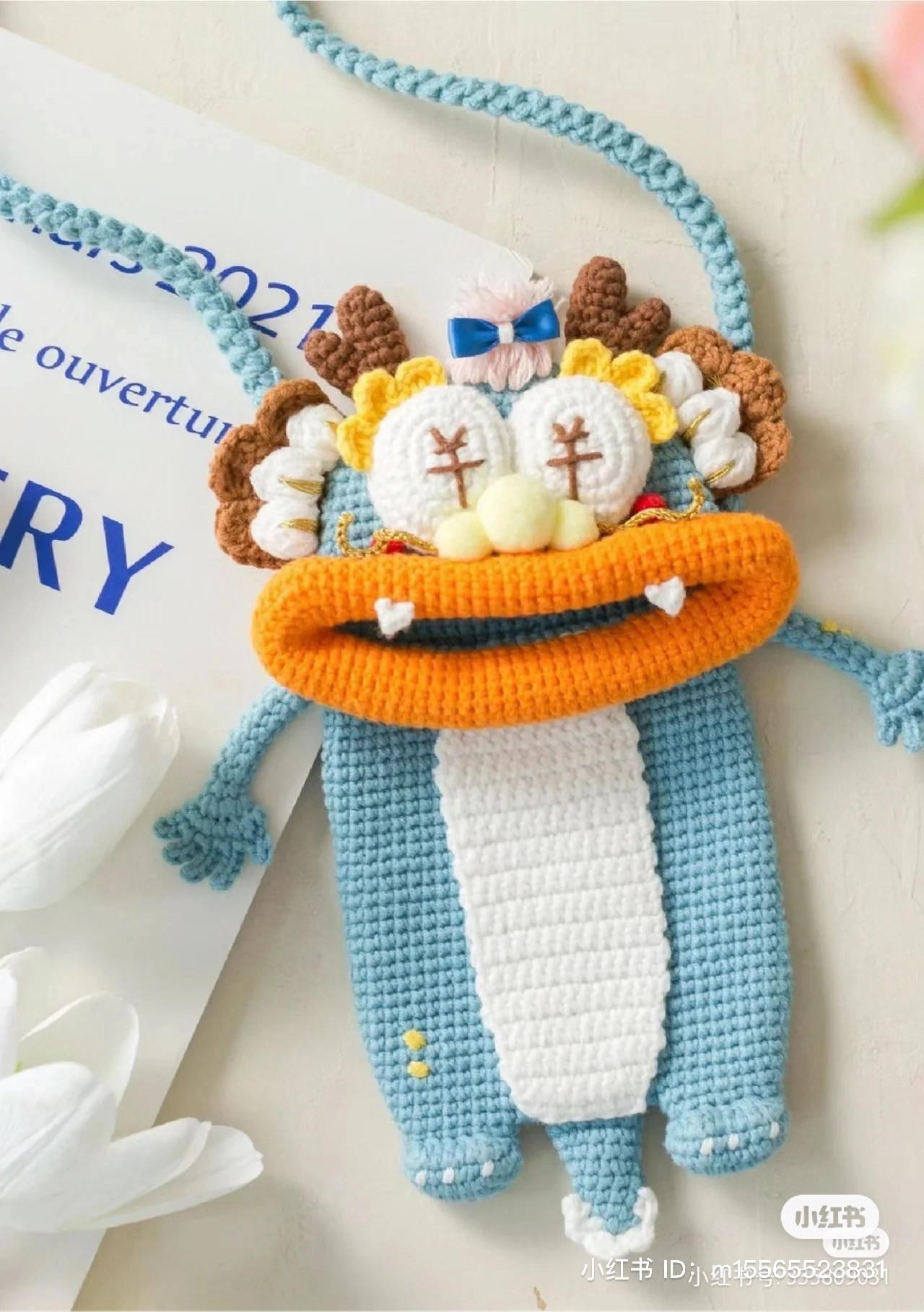 Cute Crochet Monster Bag Pattern with Whimsical Details