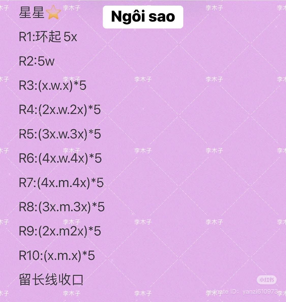 Cute Crochet Pattern for Sun, Moon, Star, and Cloud