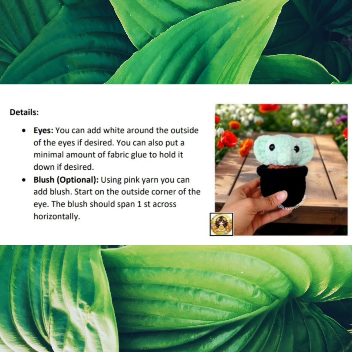 Cute Elephant Cactus Crochet Pattern - No Sewing Required!