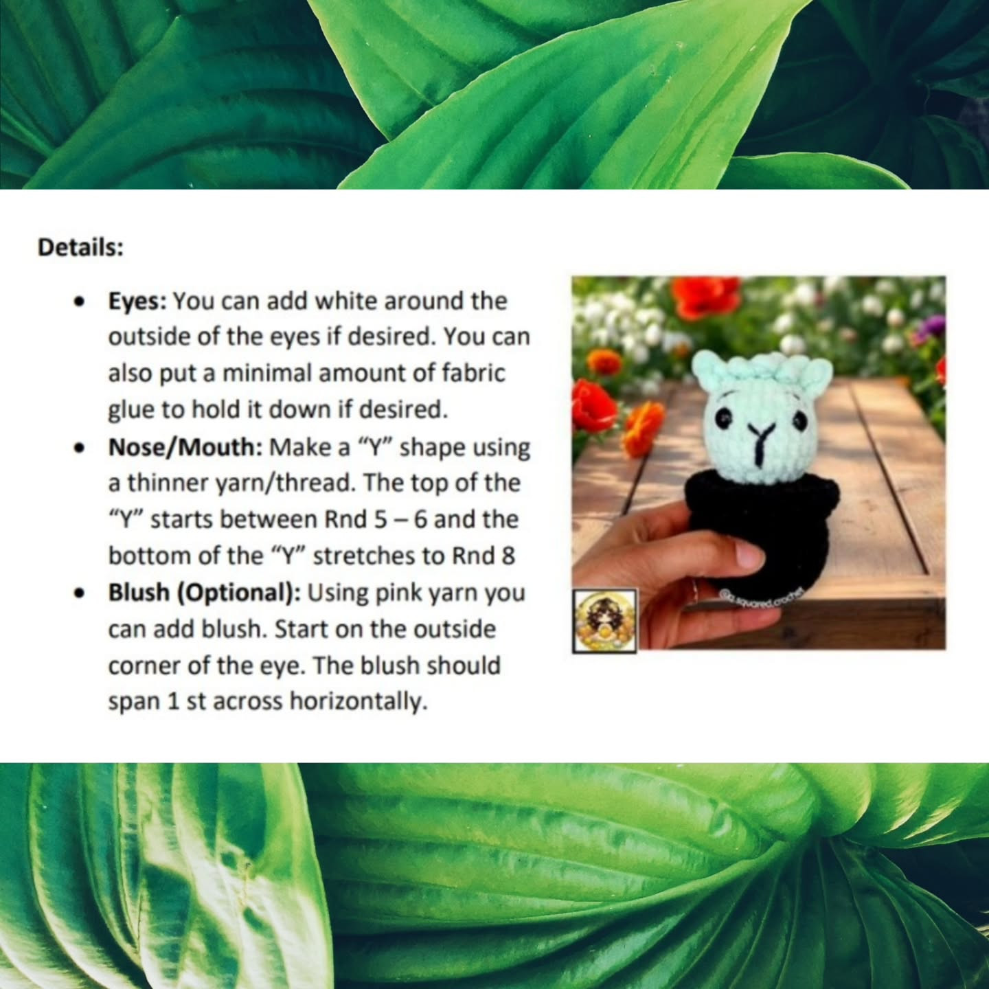 Cute Llama Cactus Crochet Pattern - No Sewing Required