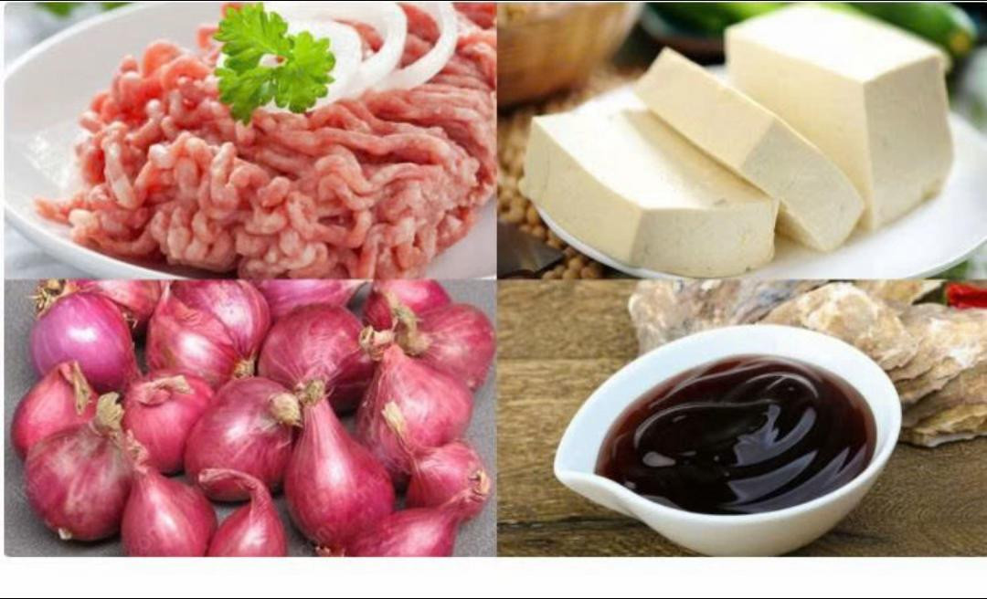 Đậu phụ nhồi thịt chiên trong nồi chiên không dầu