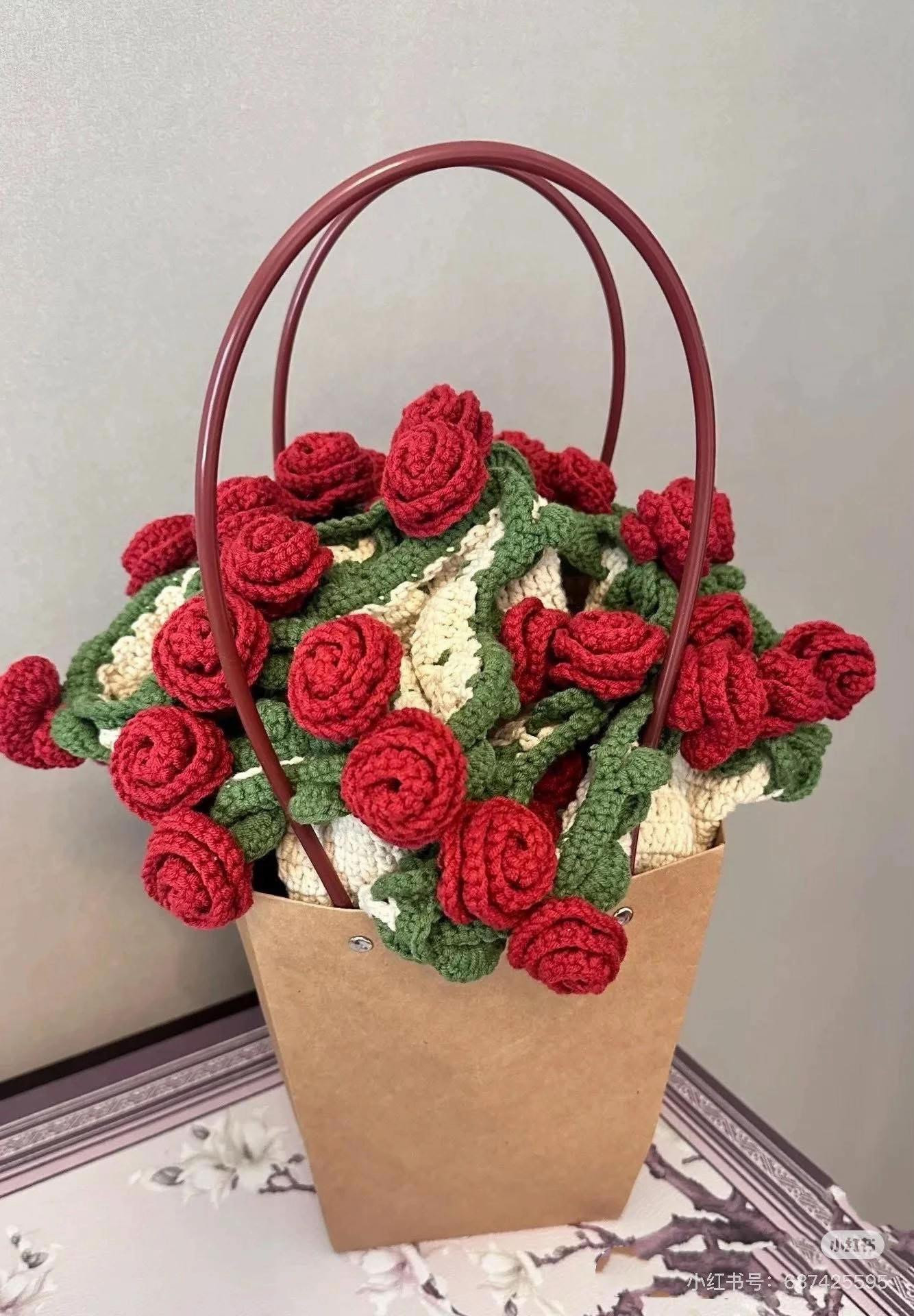 Decorative Crochet Placemat Pattern with Floral Border in Three Colors