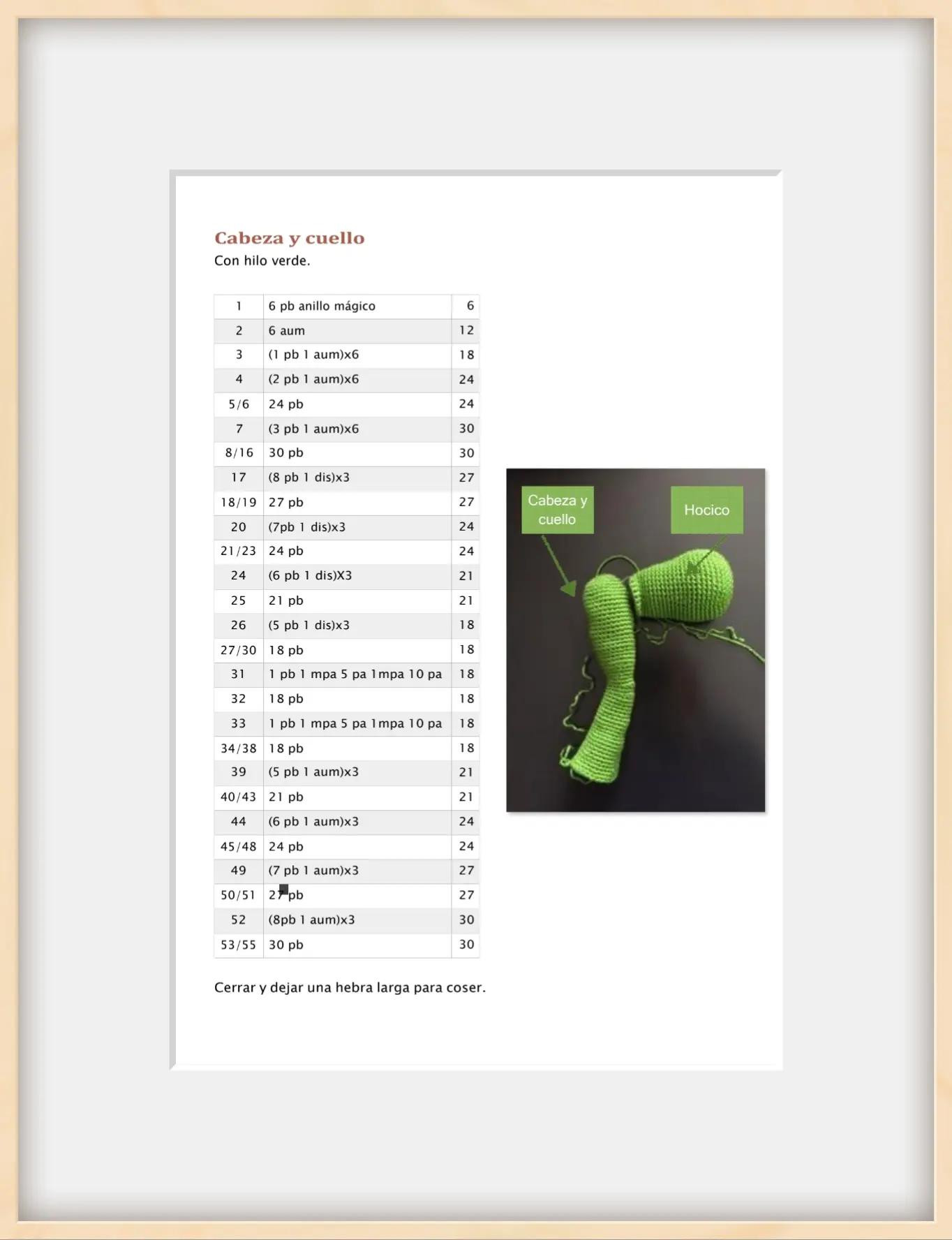 Dinosaurio Amigurumi: Patrón de Crochet para Principiantes