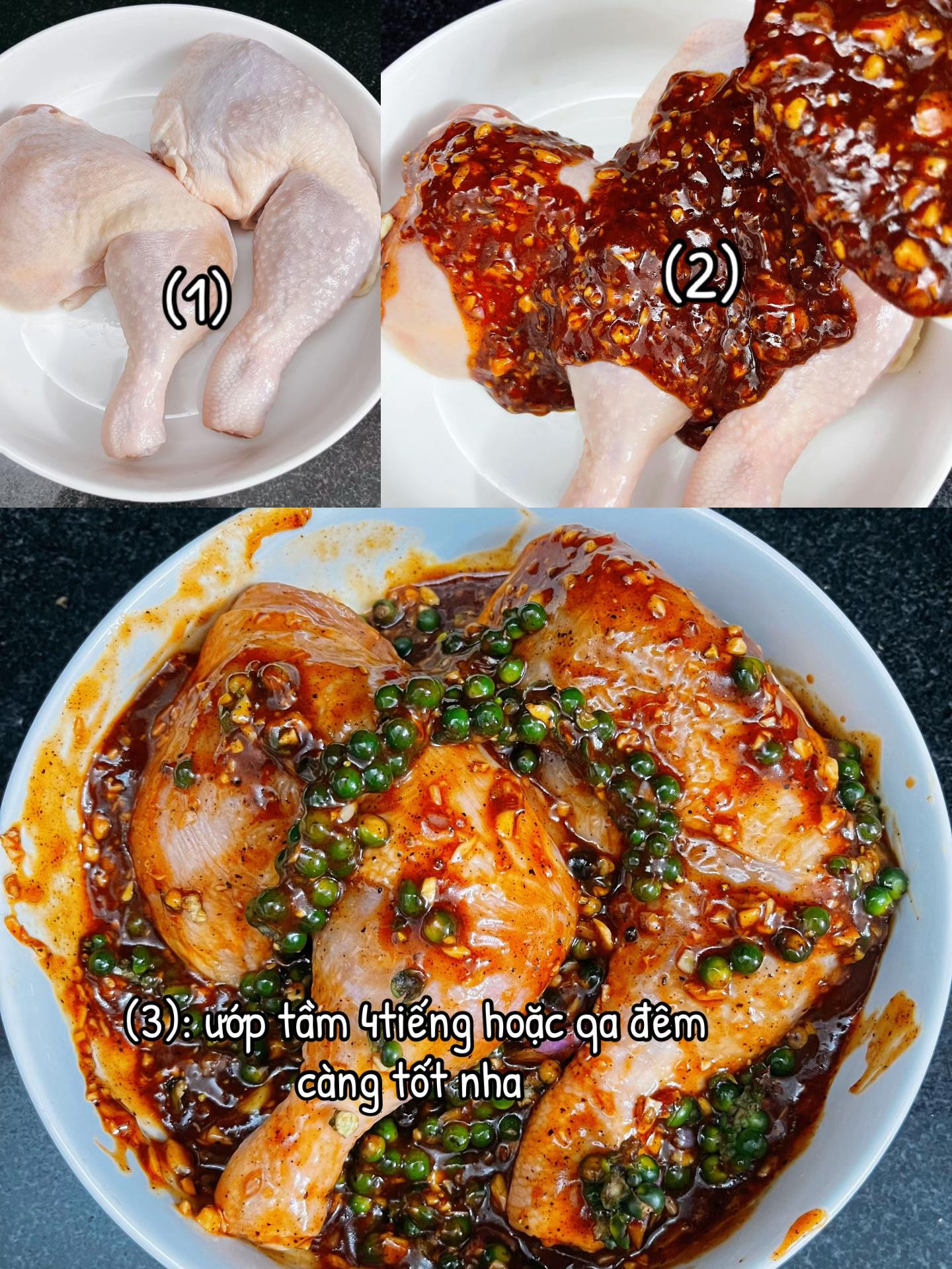 ĐÙI GÀ QUAY TIÊU