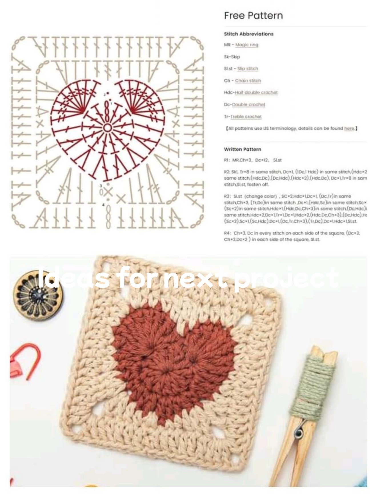 Elegant Crochet Bag with Square Motif Design