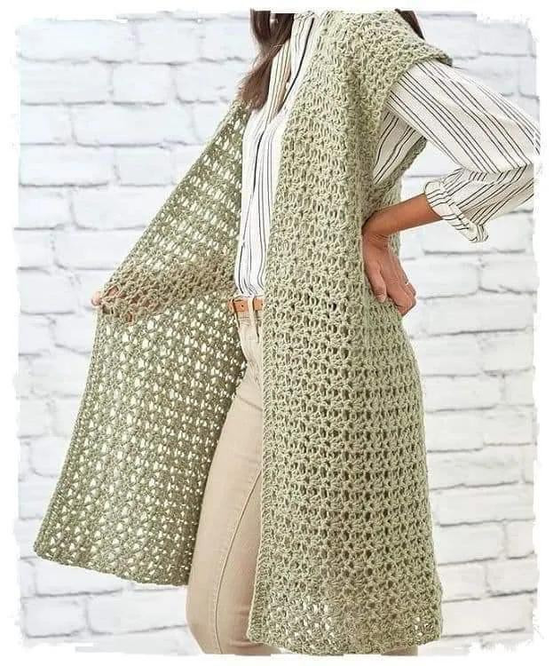 Elegant Crochet Vest Pattern for Stylish Layering