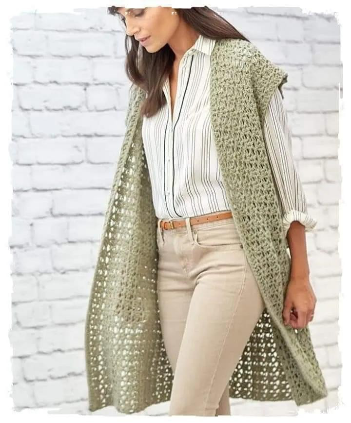 Elegant Crochet Vest Pattern for Stylish Layering