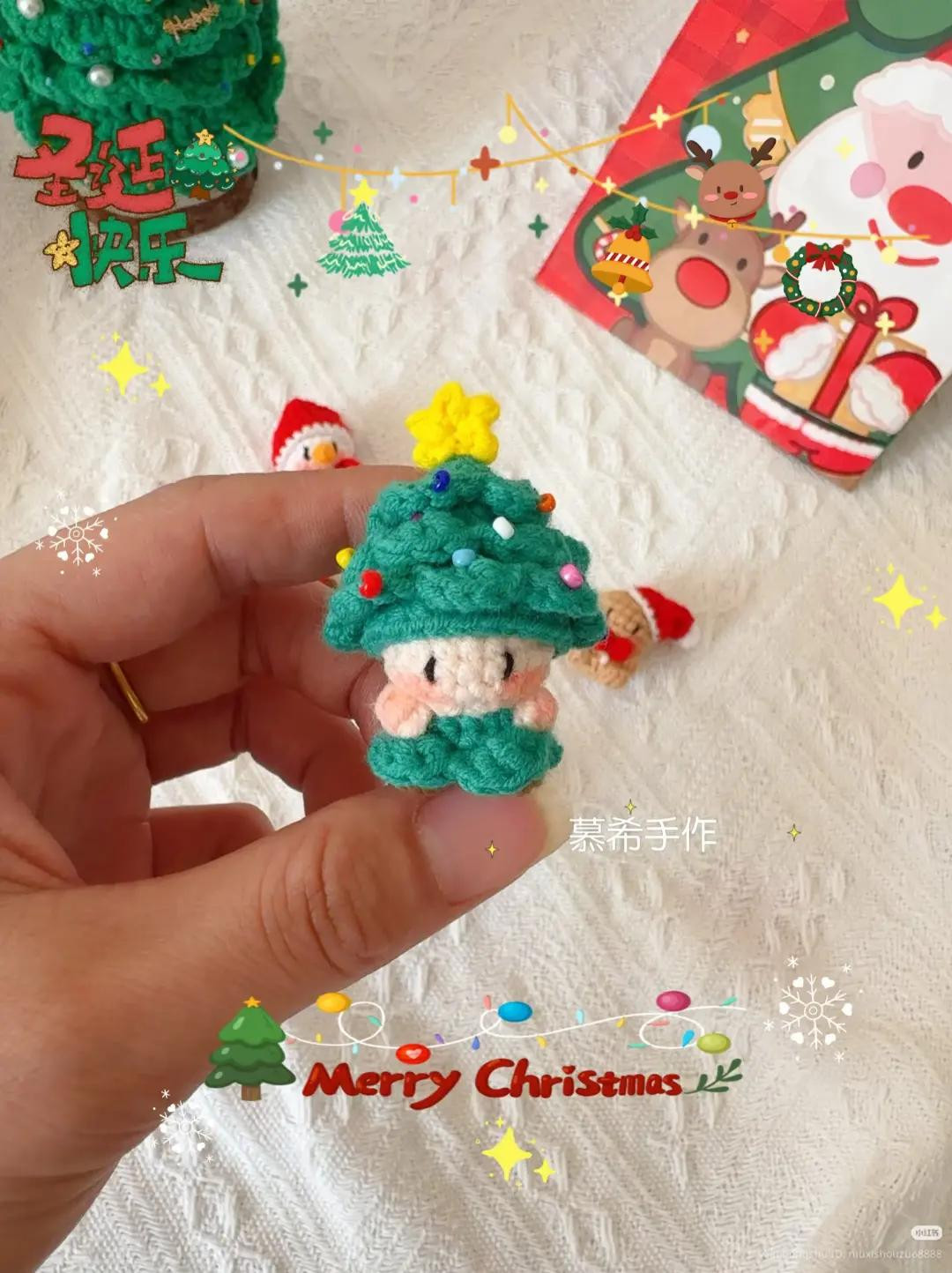 Festive Crochet Patterns: Santa, Reindeer, and Christmas Tree Creations