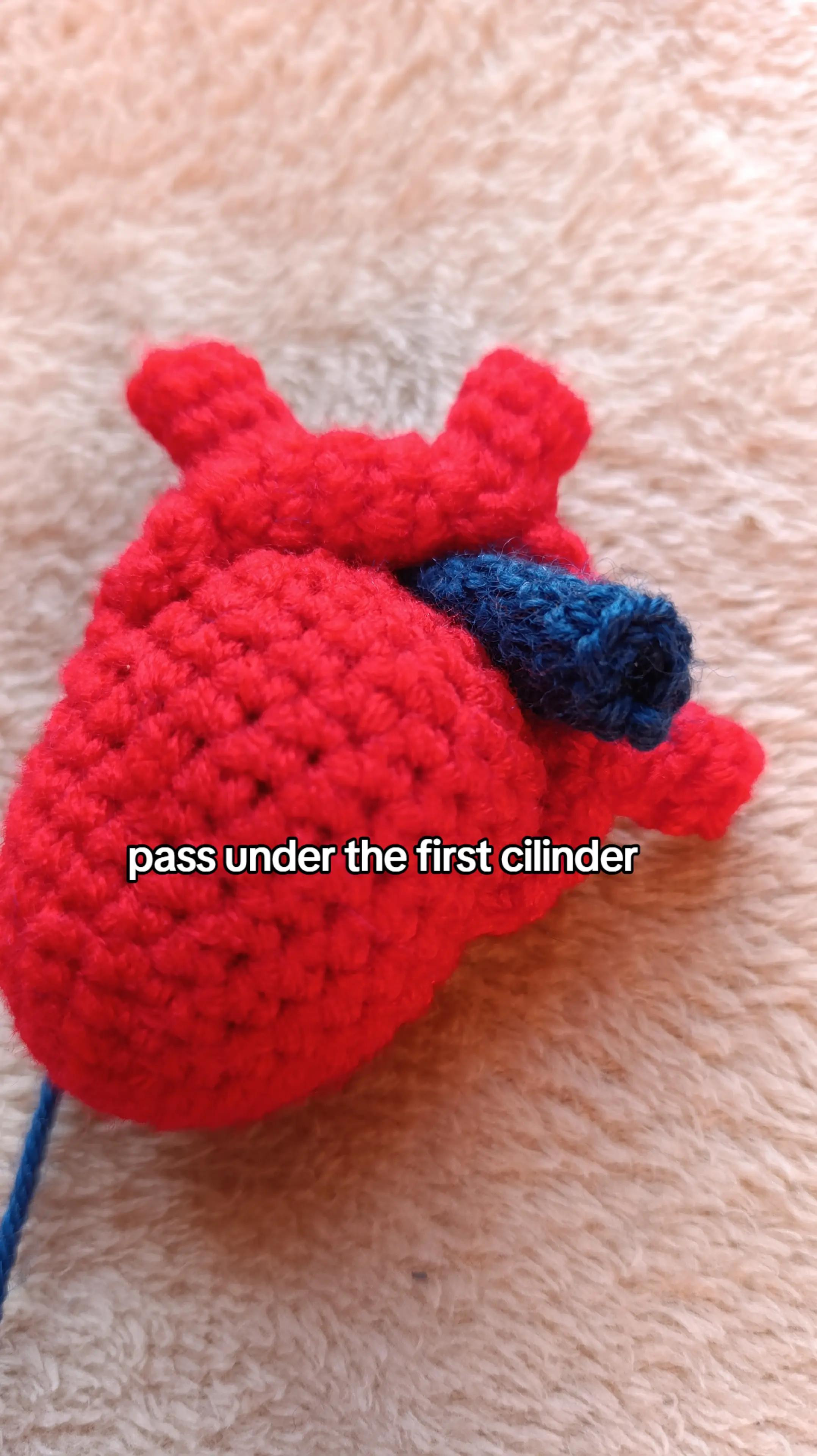 Free Crochet Pattern: Anatomical Heart Design