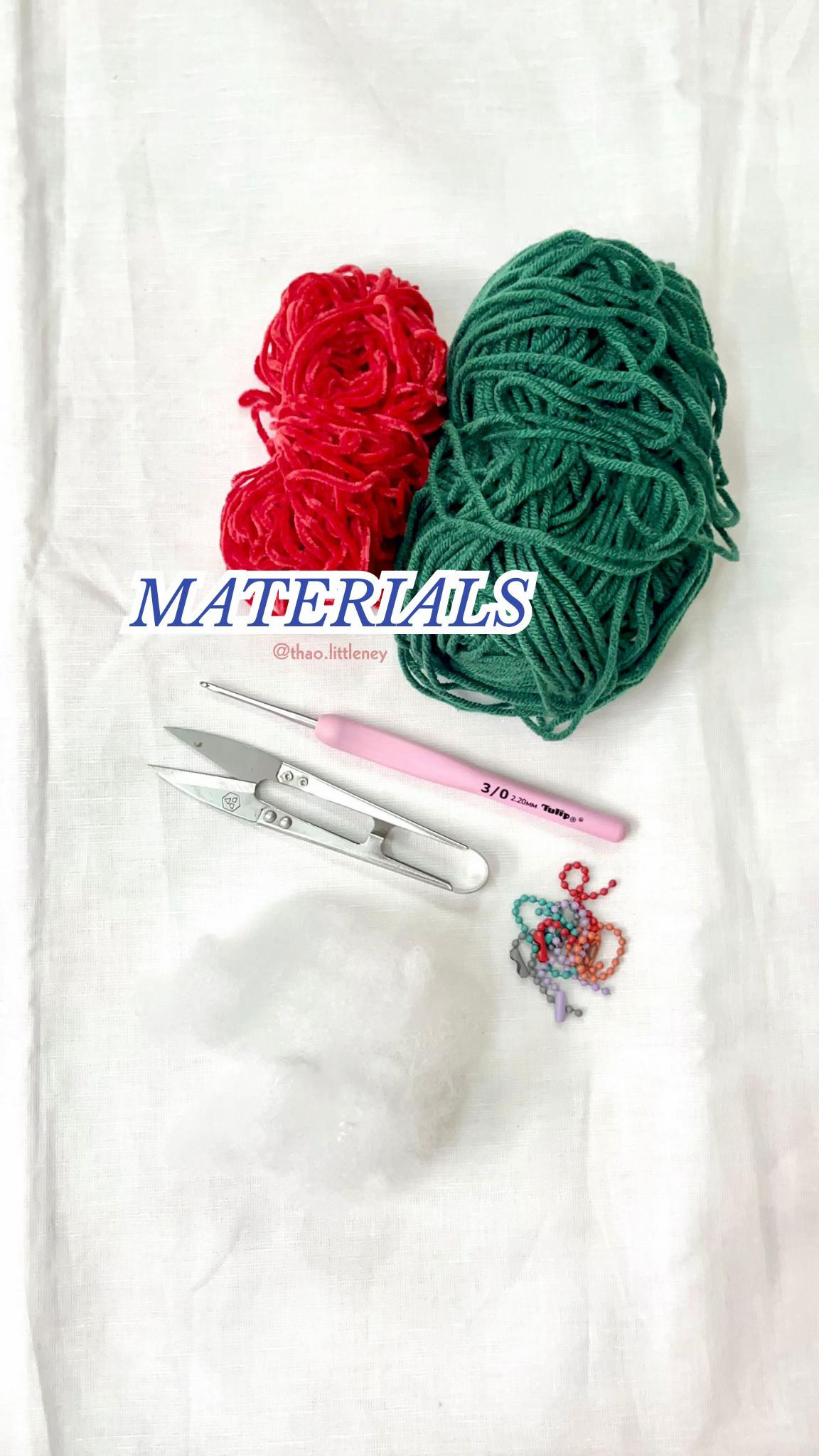 Free Crochet Pattern for Cute Chili Keychain