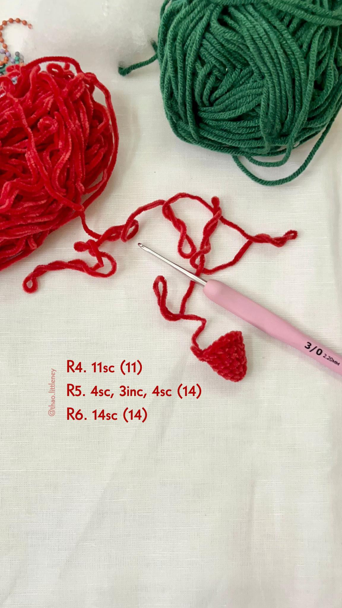 Free Crochet Pattern for Cute Chili Keychain