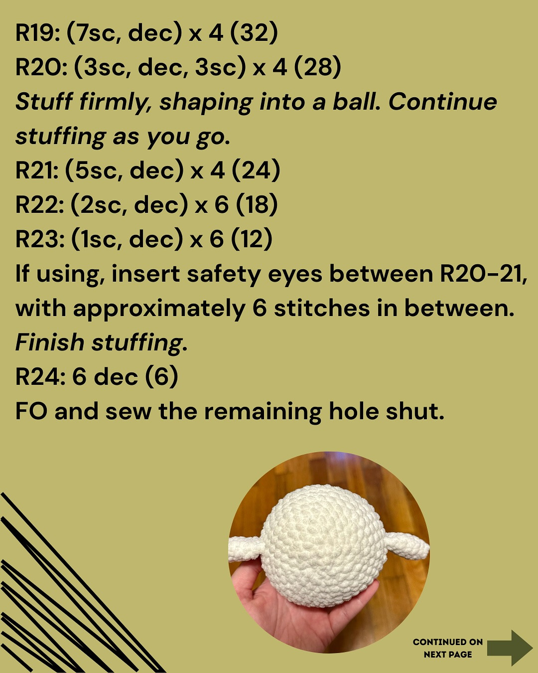 Free Crochet Pattern: Ice Scream Sandwich Featuring King Boo