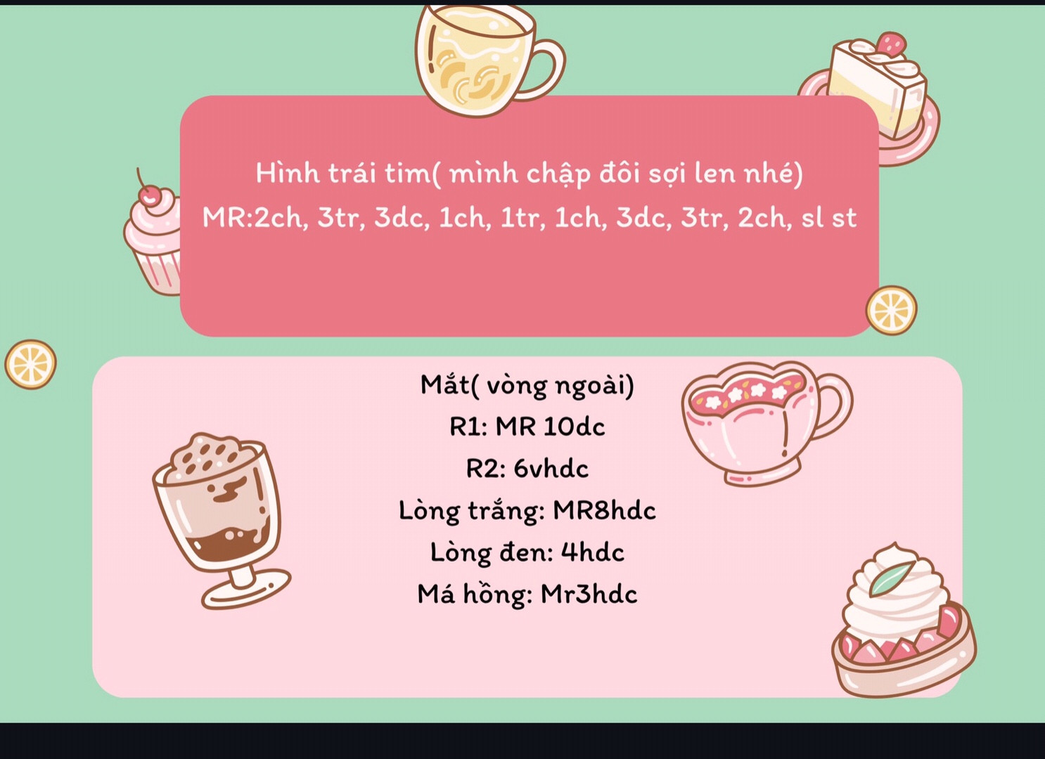 Frog holding a heart crochet pattern for cute bag