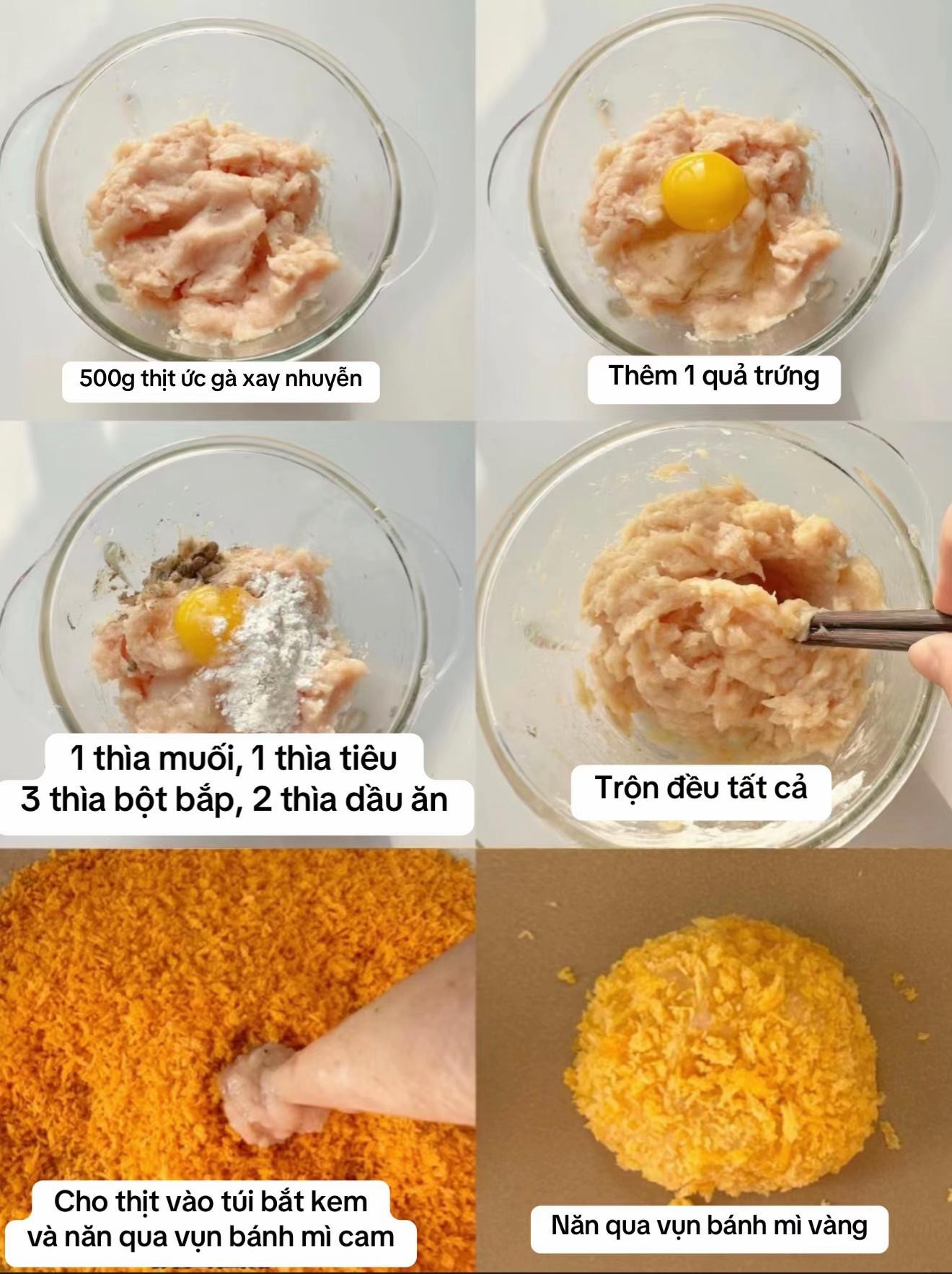 Gà Popcorn Dễ Thương - Giòn Rụm Không Cần Dầu