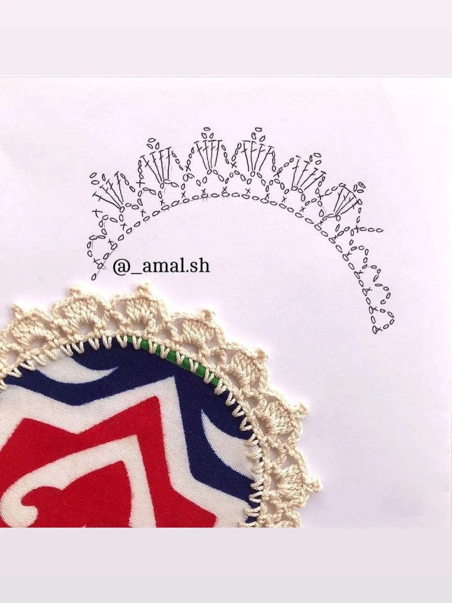 Gráfico de Crochê de Borboleta Elegante e Detalhado