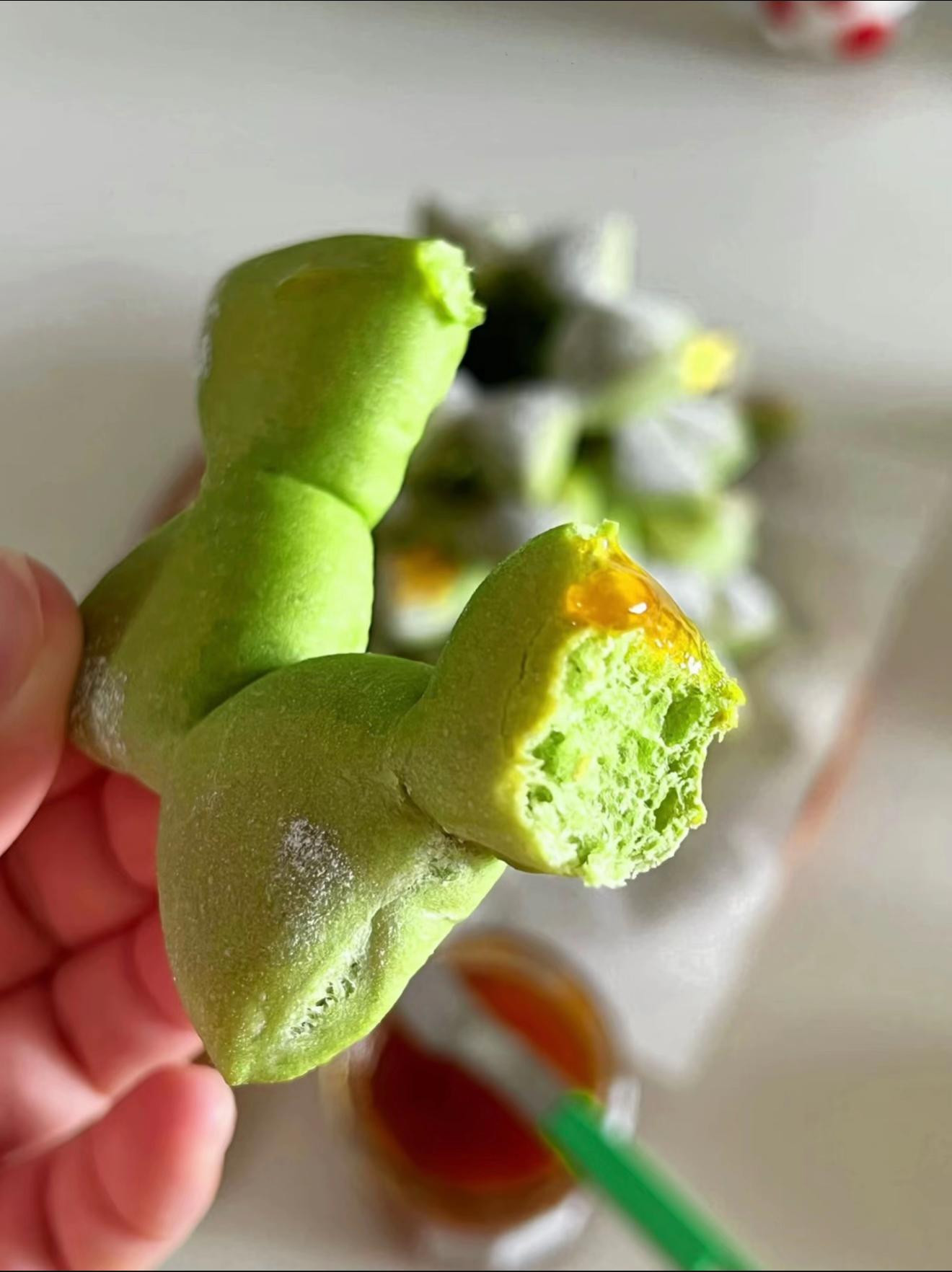 Green Christmas Tree Cake - Festive & Healthy Delight