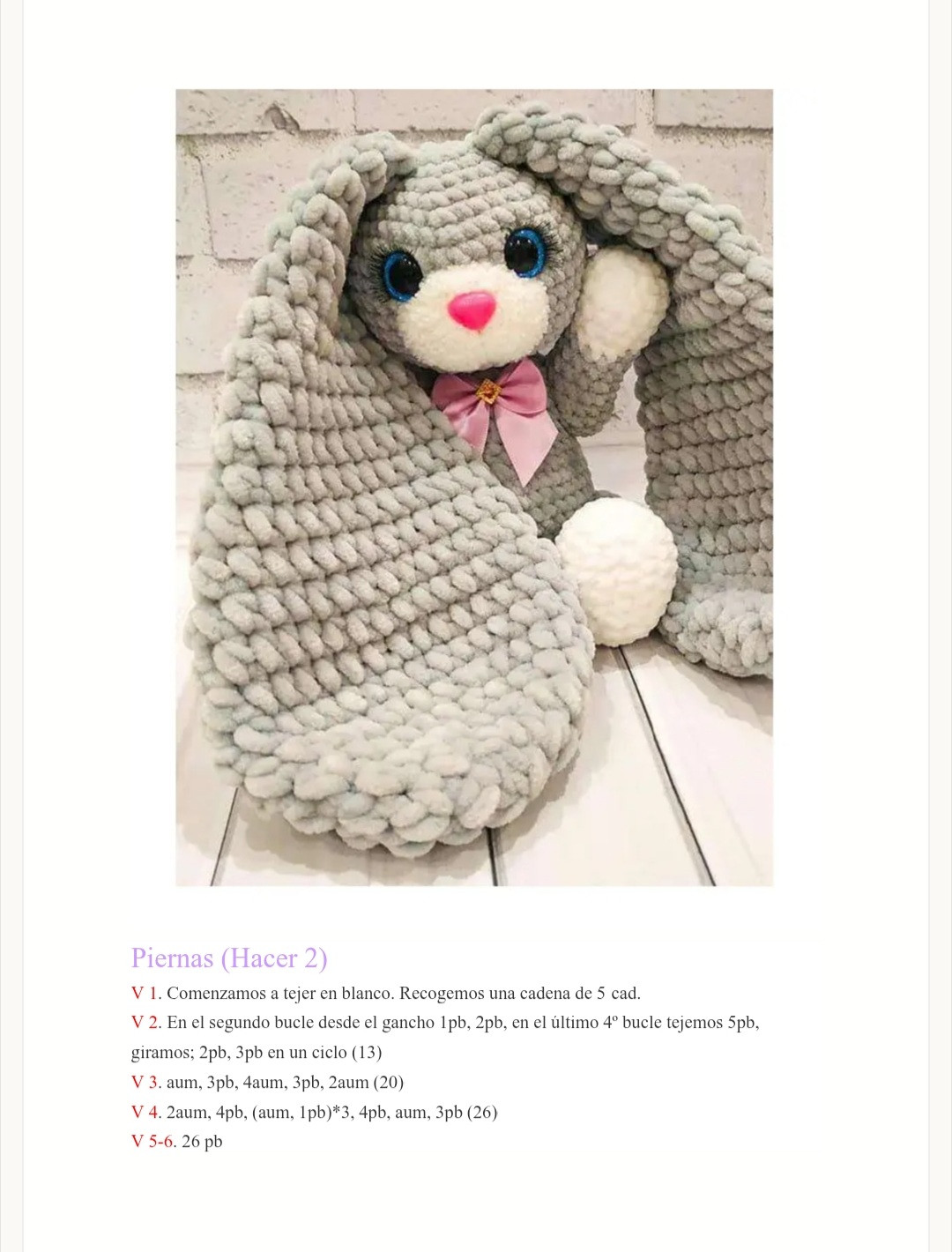Guía Completa para Tejer Conejo Amigurumi en PDF Gratis