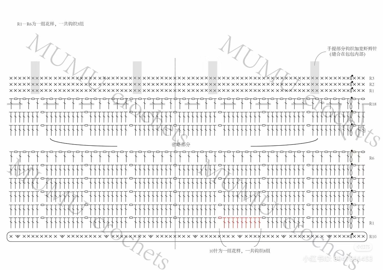 Handmade Crochet Backpack with Drawstring Closure and Handle