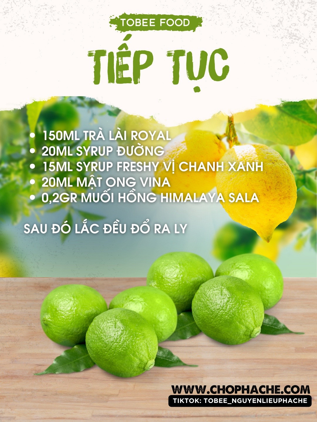 Hướng dẫn làm trà chanh giã tay