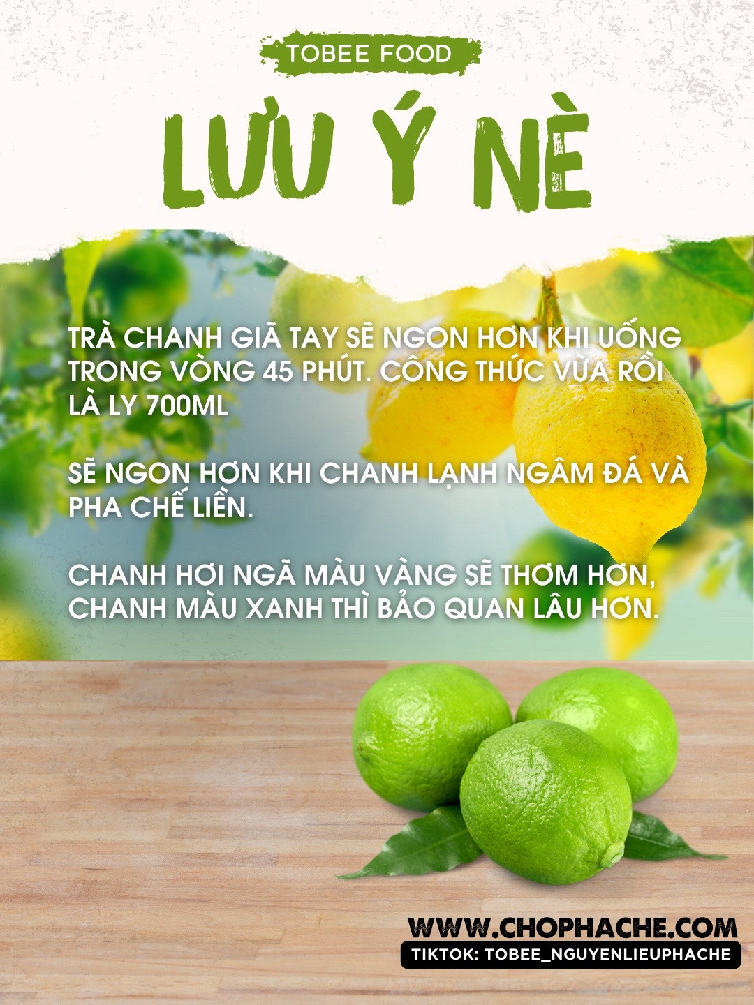 Hướng dẫn làm trà chanh giã tay