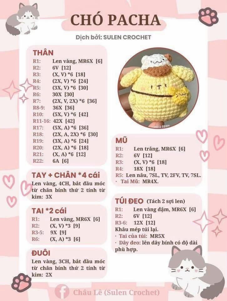 Hướng dẫn móc len các con vật dễ thương cho người mới bắt đầu