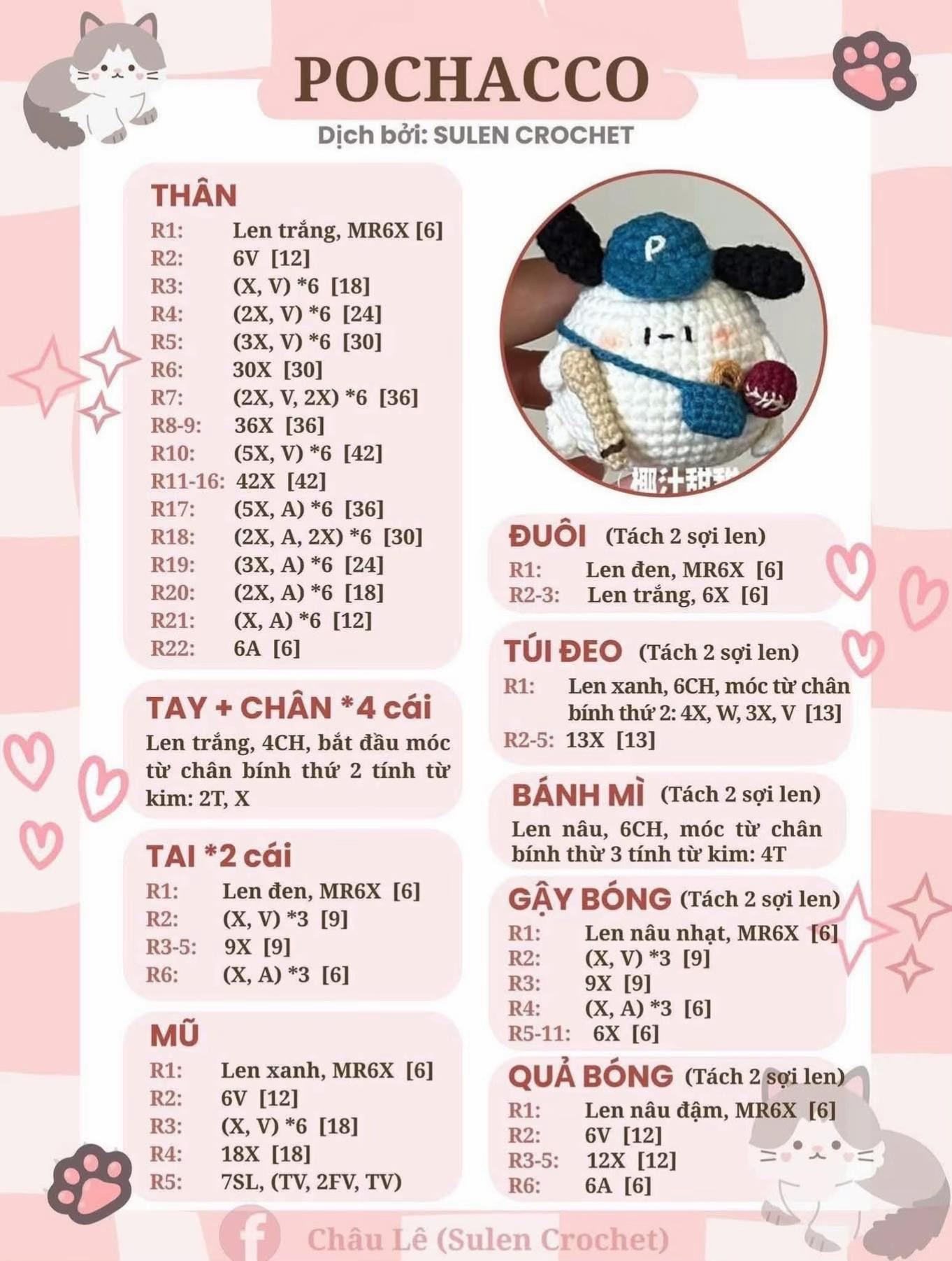 Hướng dẫn móc len các con vật dễ thương cho người mới bắt đầu